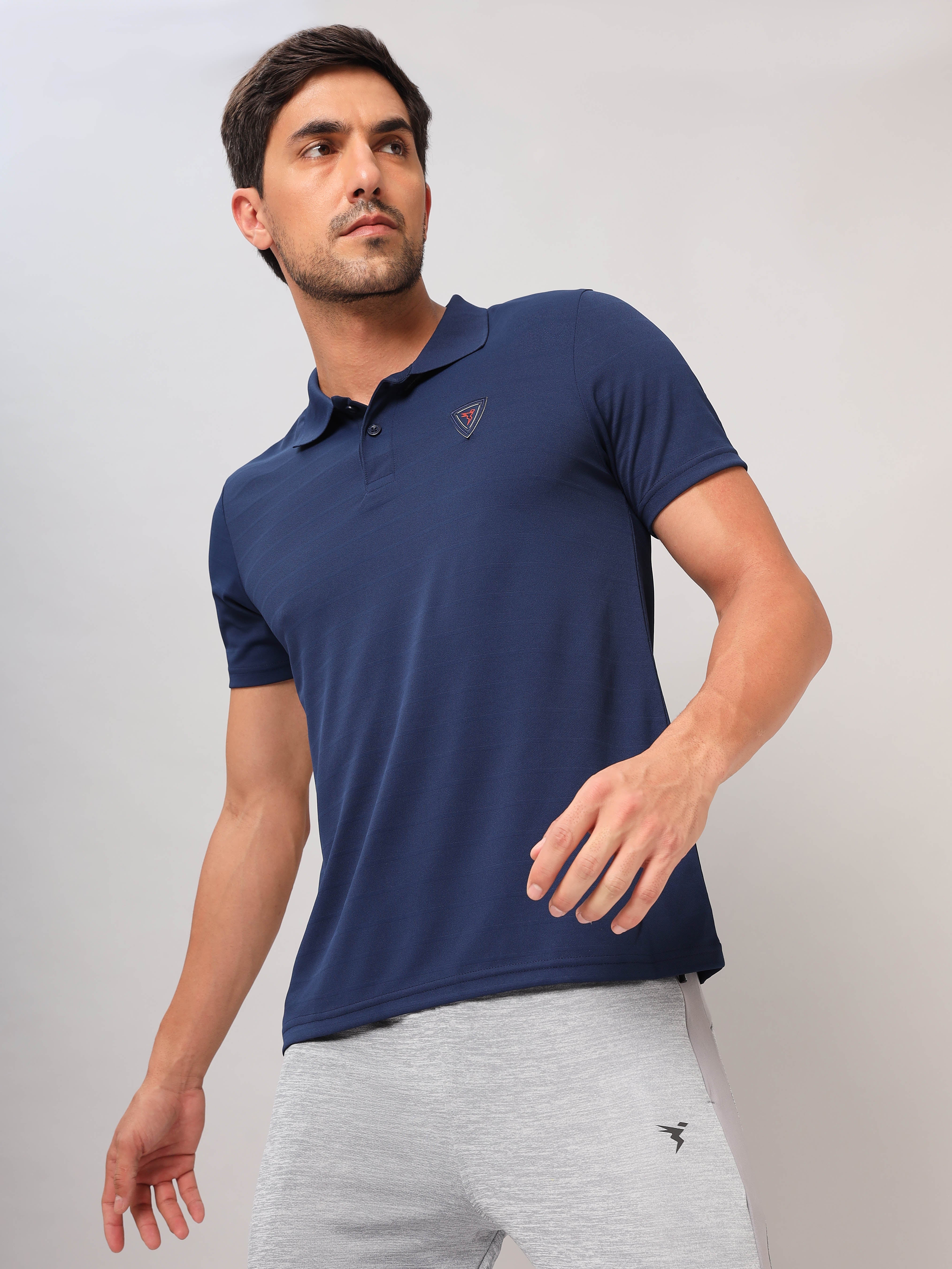 Men Self Design Slim Fit Polo T-shirt with AIRTEX STRIPES (Pack of 2) - Image 3