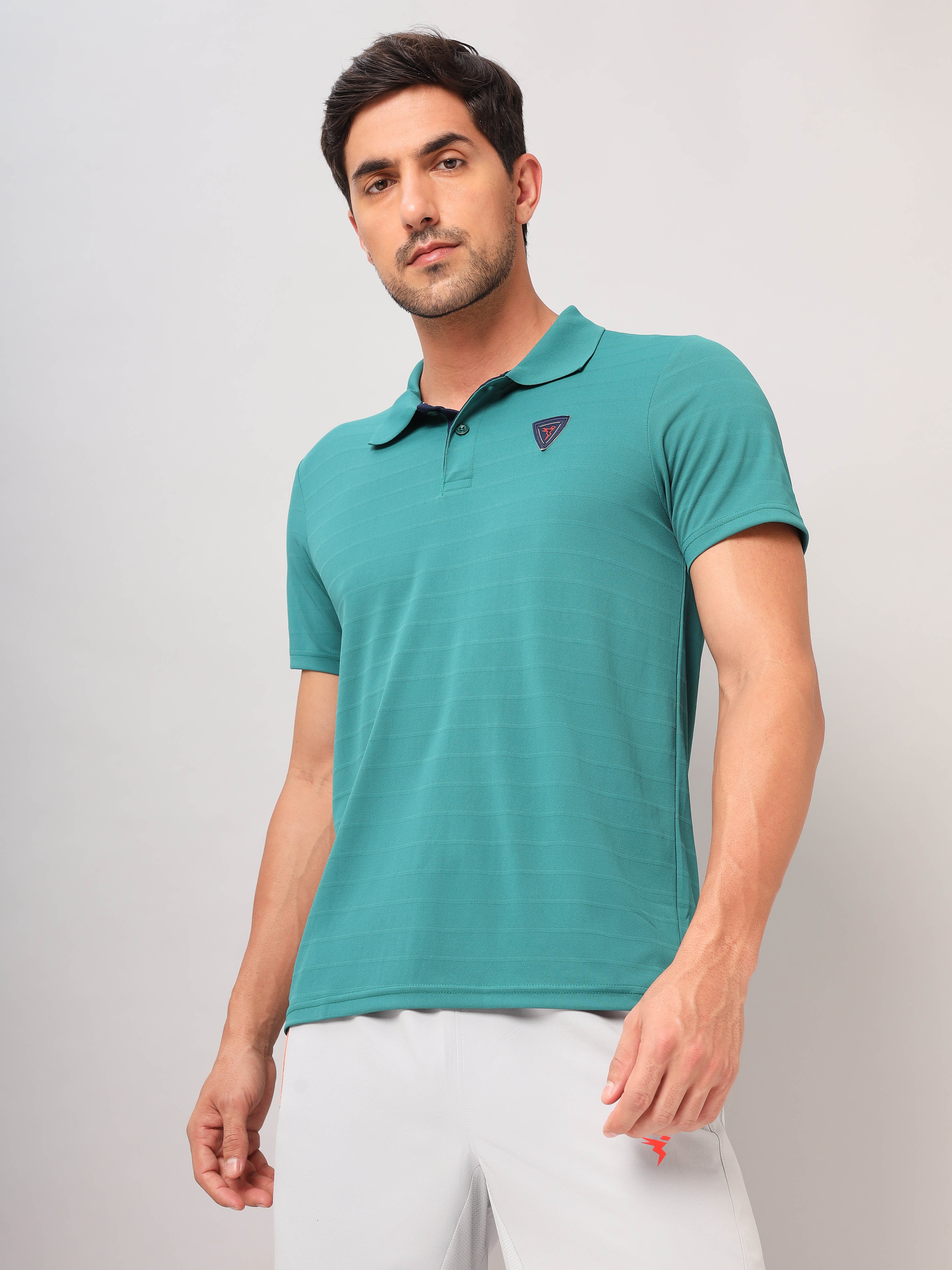 Men Self Design Slim Fit Polo T-shirt with AIRTEX STRIPES (Pack of 2) - Image 2