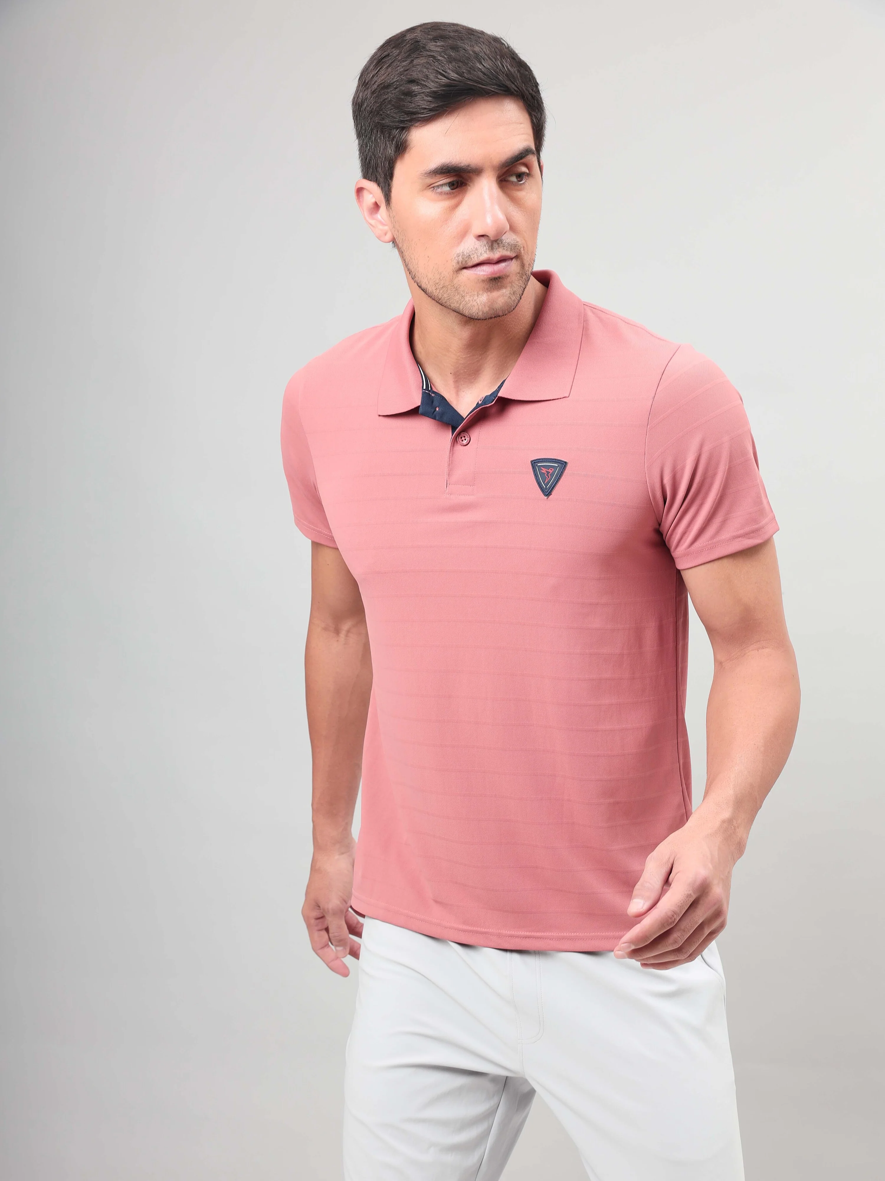 Men Self Design Slim Fit Polo T-shirt with AIRTEX STRIPES (Pack of 2) - Image 3
