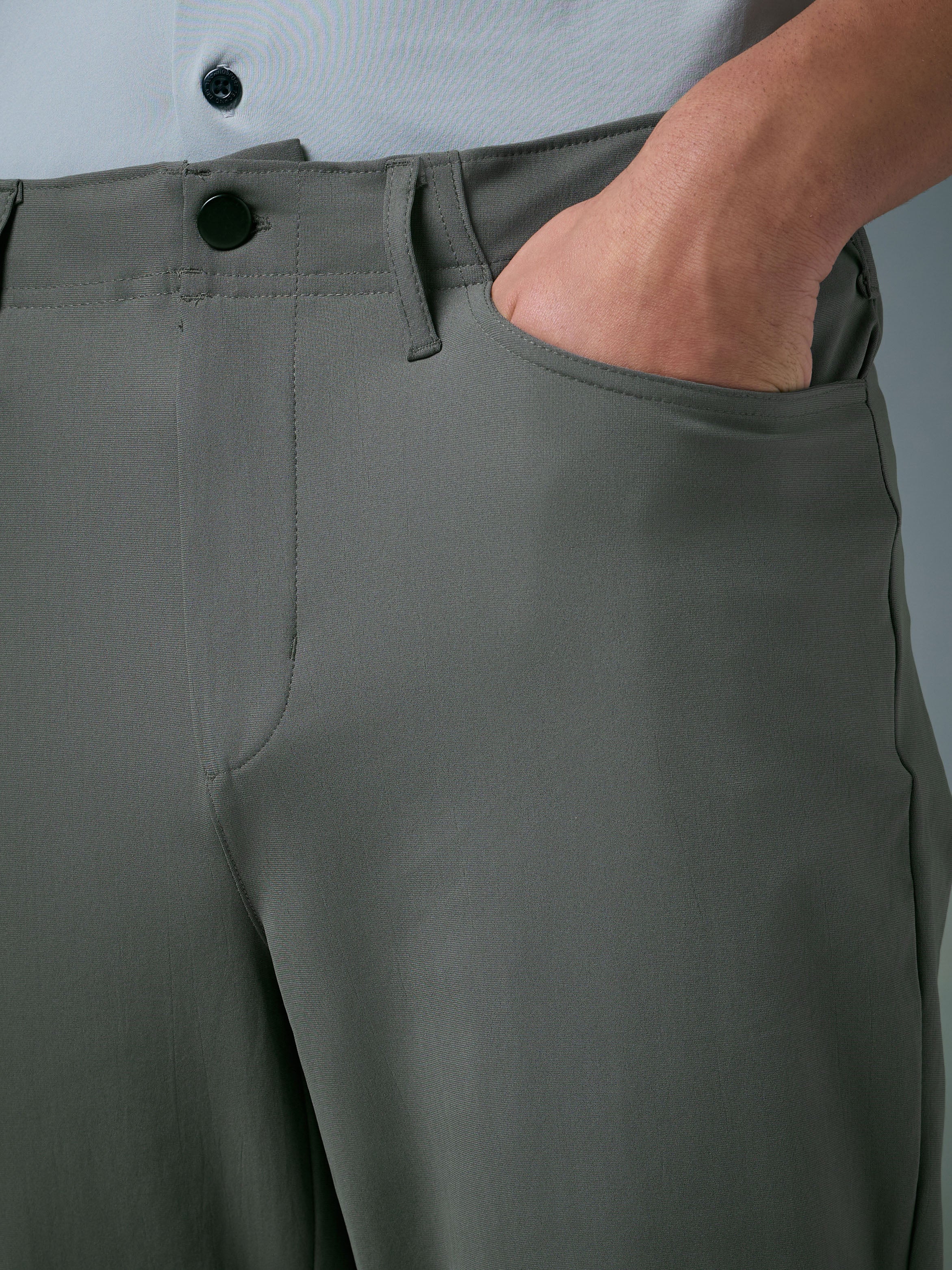 Men Semi-Formal Solid Straight Fit Trousers Pants with DURACOOL+ - Image 6