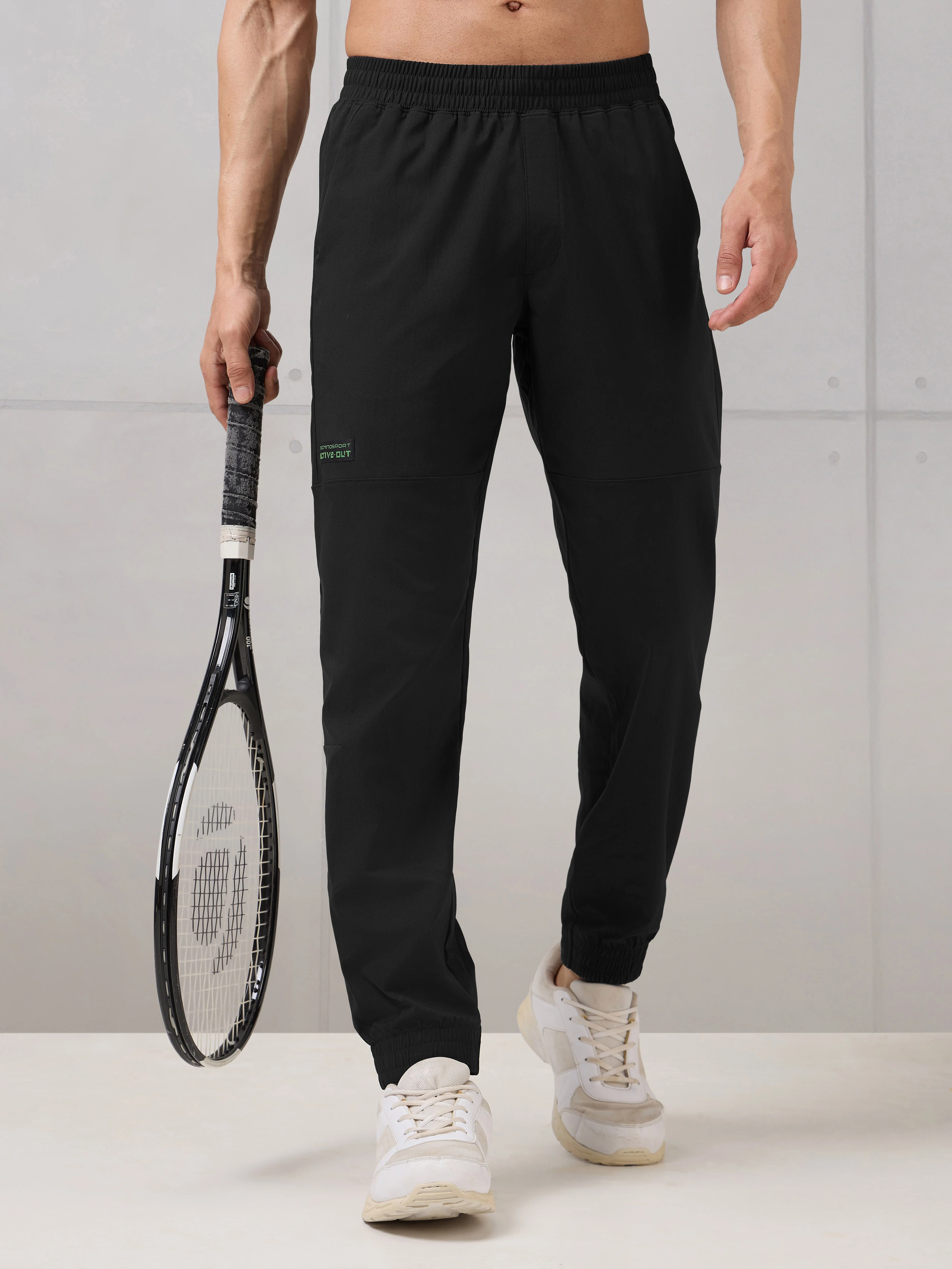 Men Slim Fit Active Out Joggers with TS FLEXI