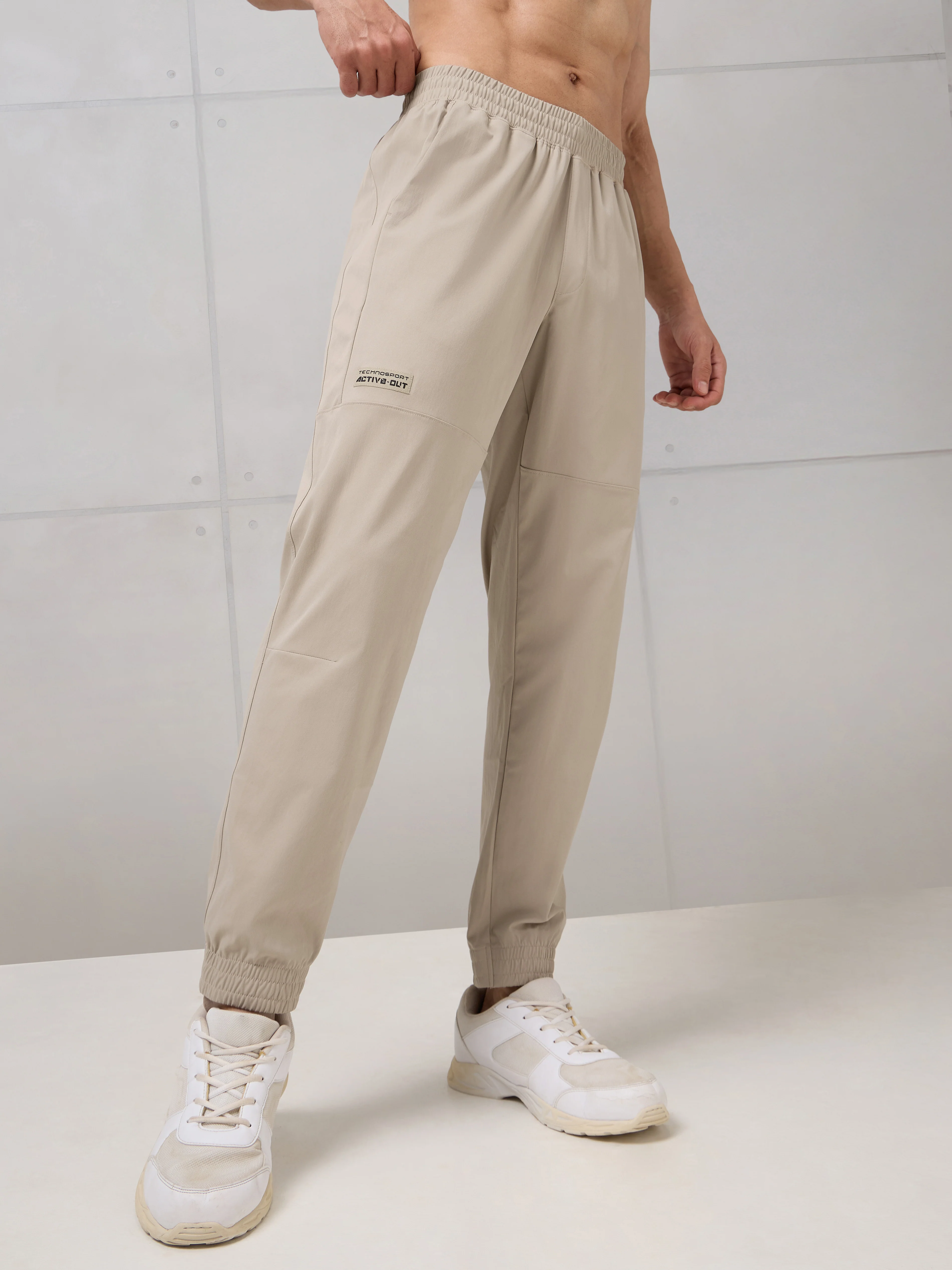 Men Slim Fit Active Out Joggers with TS FLEXI