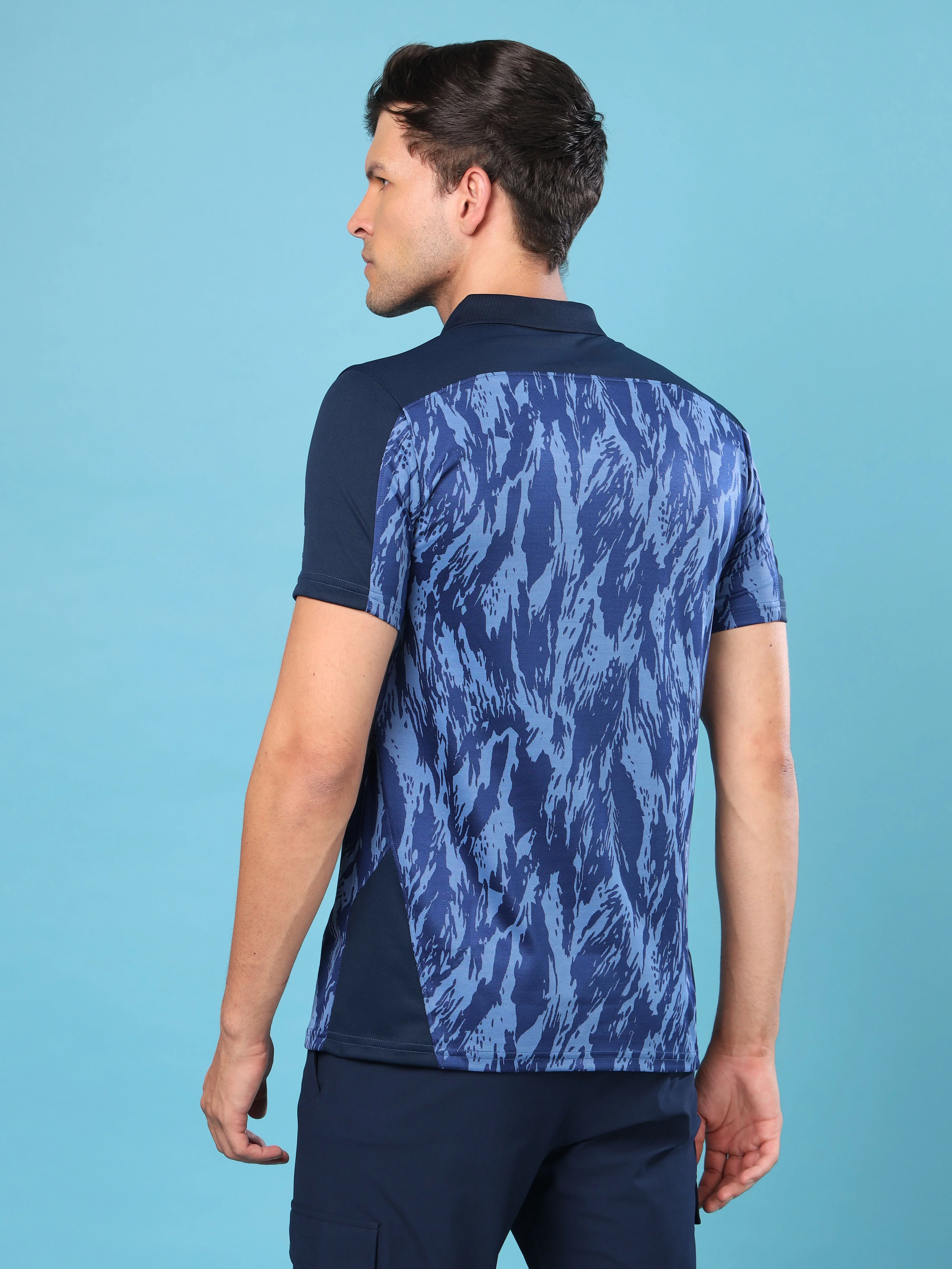 Men Slim Polo Neck T-shirt with DOUBLECOOL - Image 2