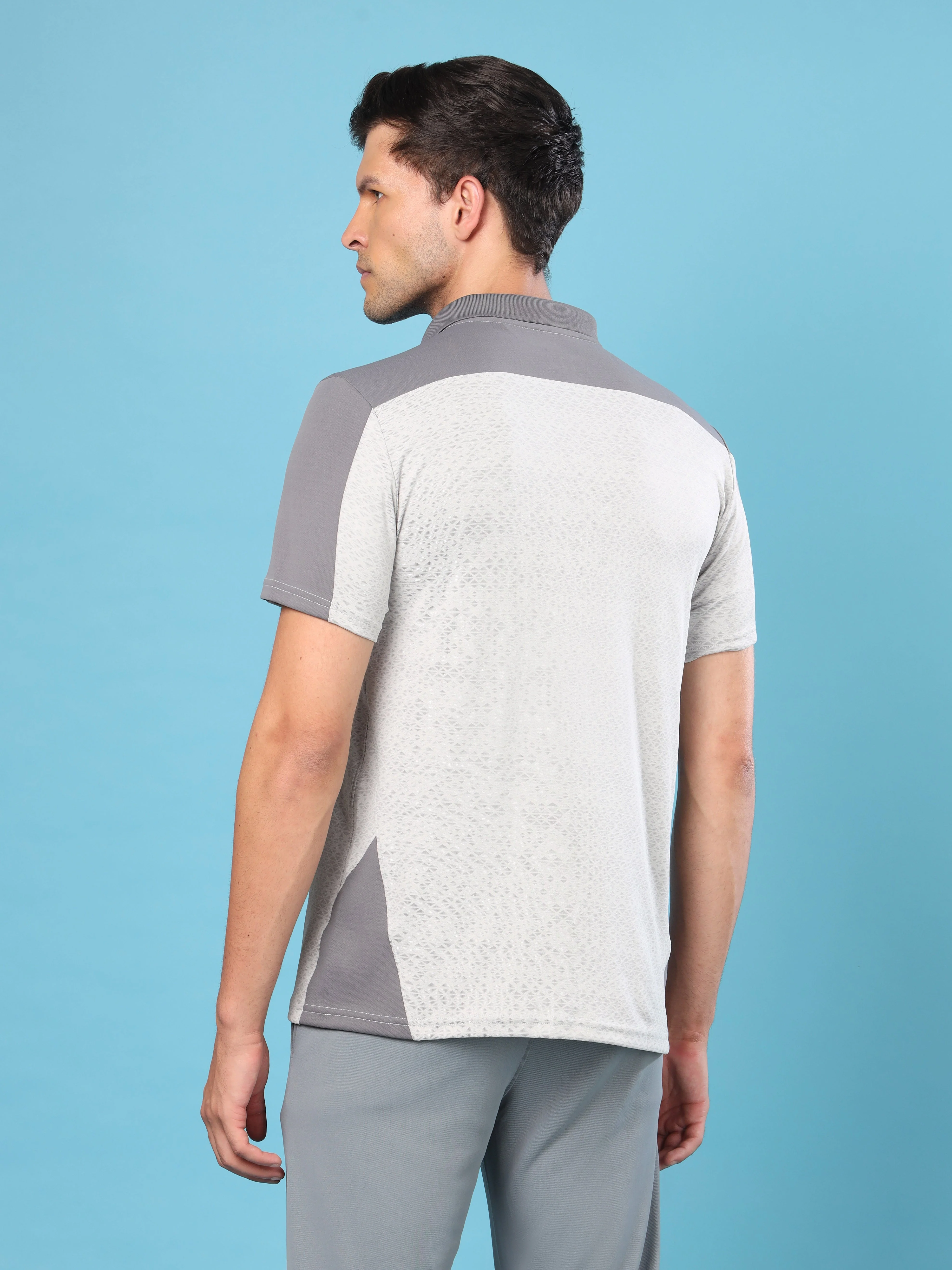Men Slim Polo Neck T-shirt with DOUBLECOOL - Image 3