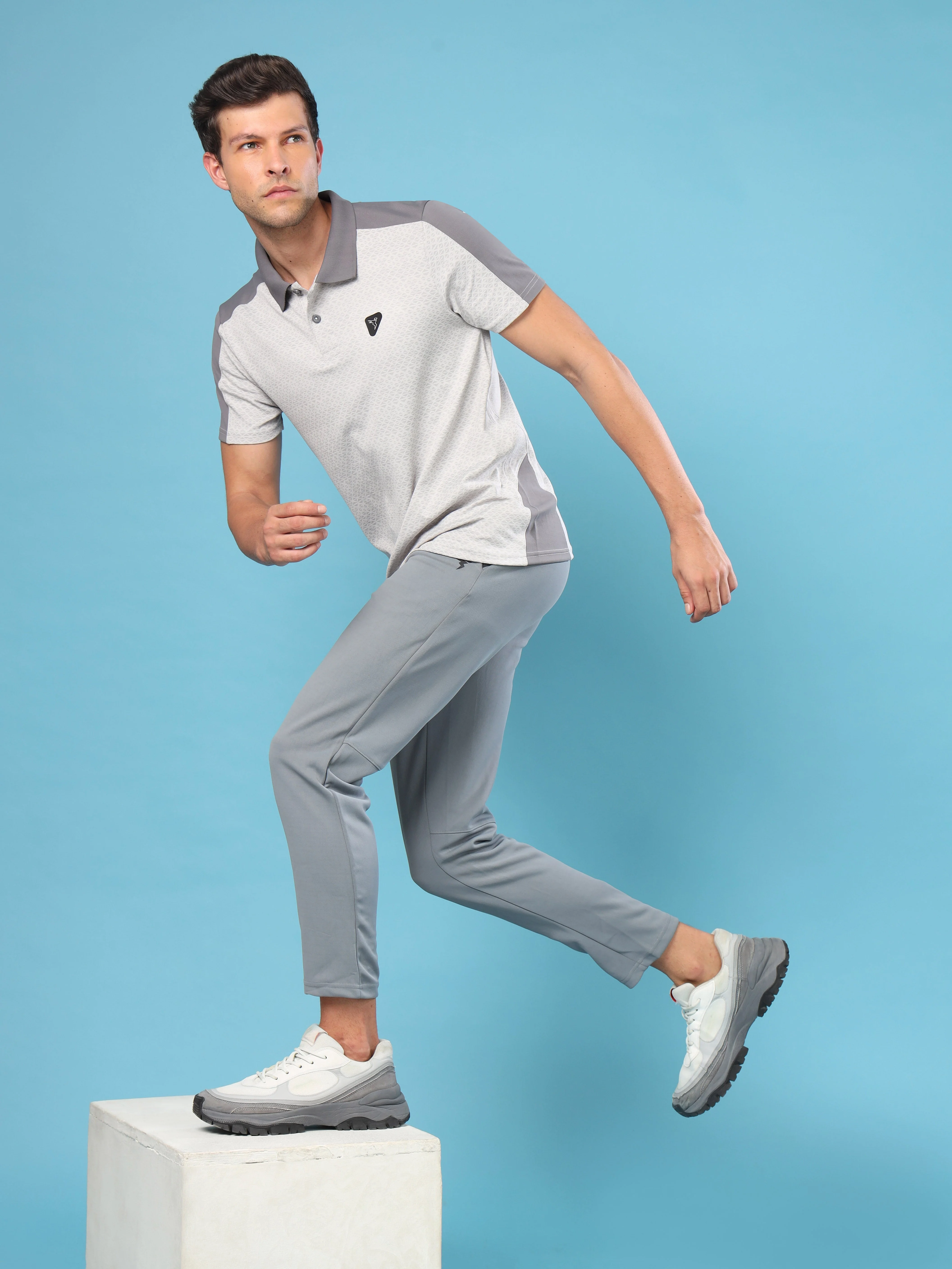 Men Slim Polo Neck T-shirt with DOUBLECOOL - Image 5