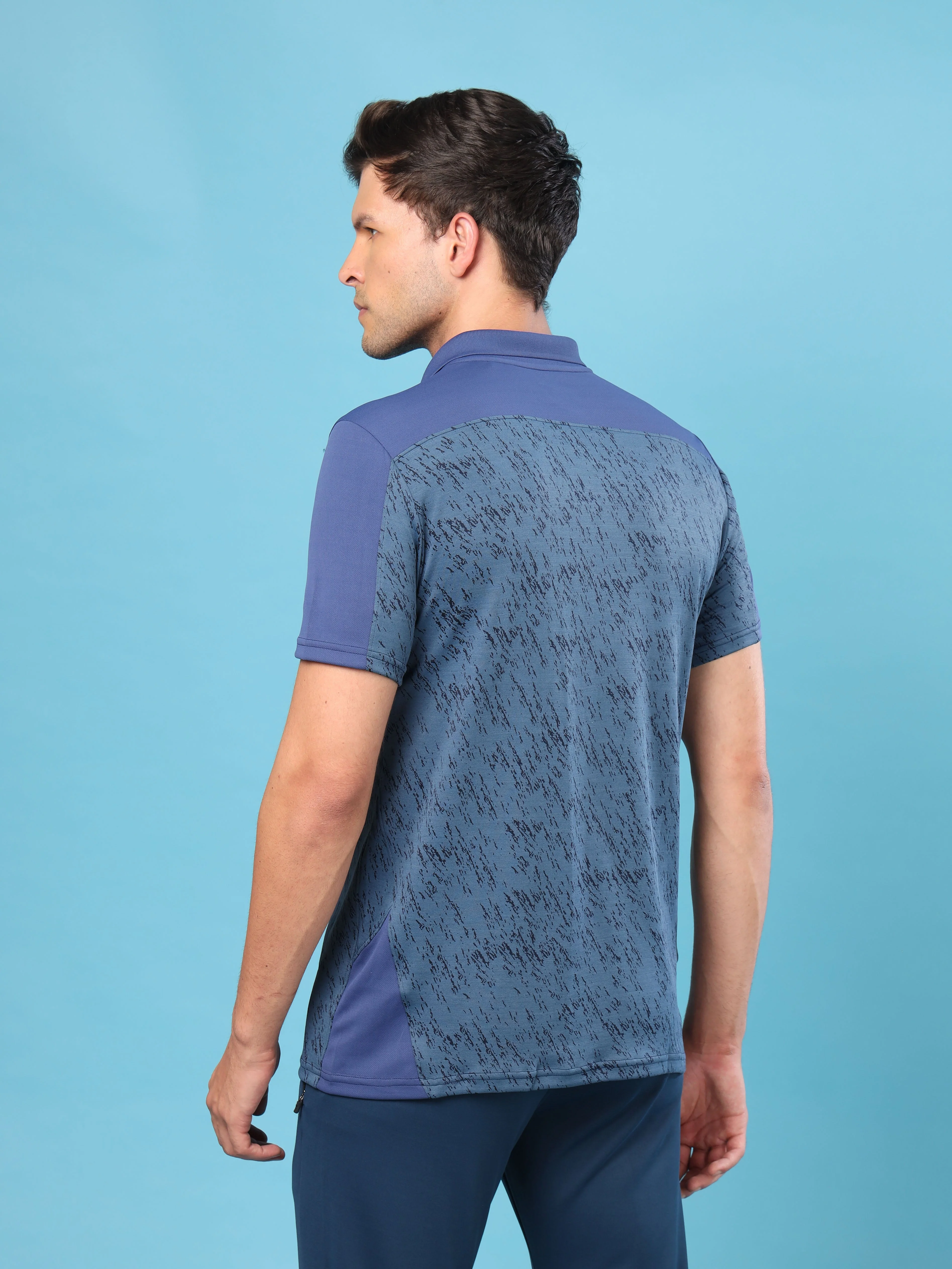 Men Slim Polo Neck T-shirt with DOUBLECOOL - Image 2