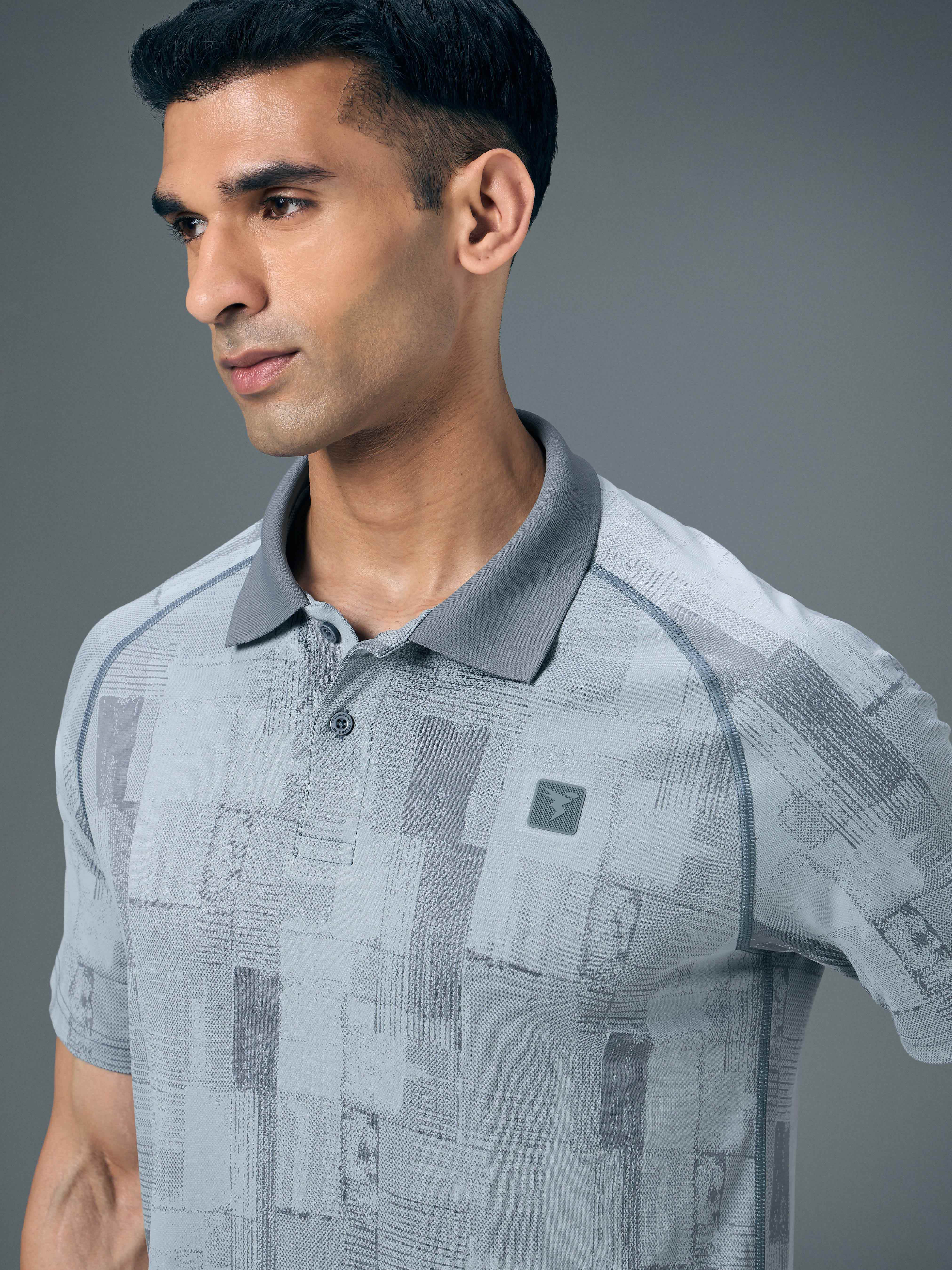 Men Slim Polo Neck T-shirt with DOUBLECOOL - Image 6