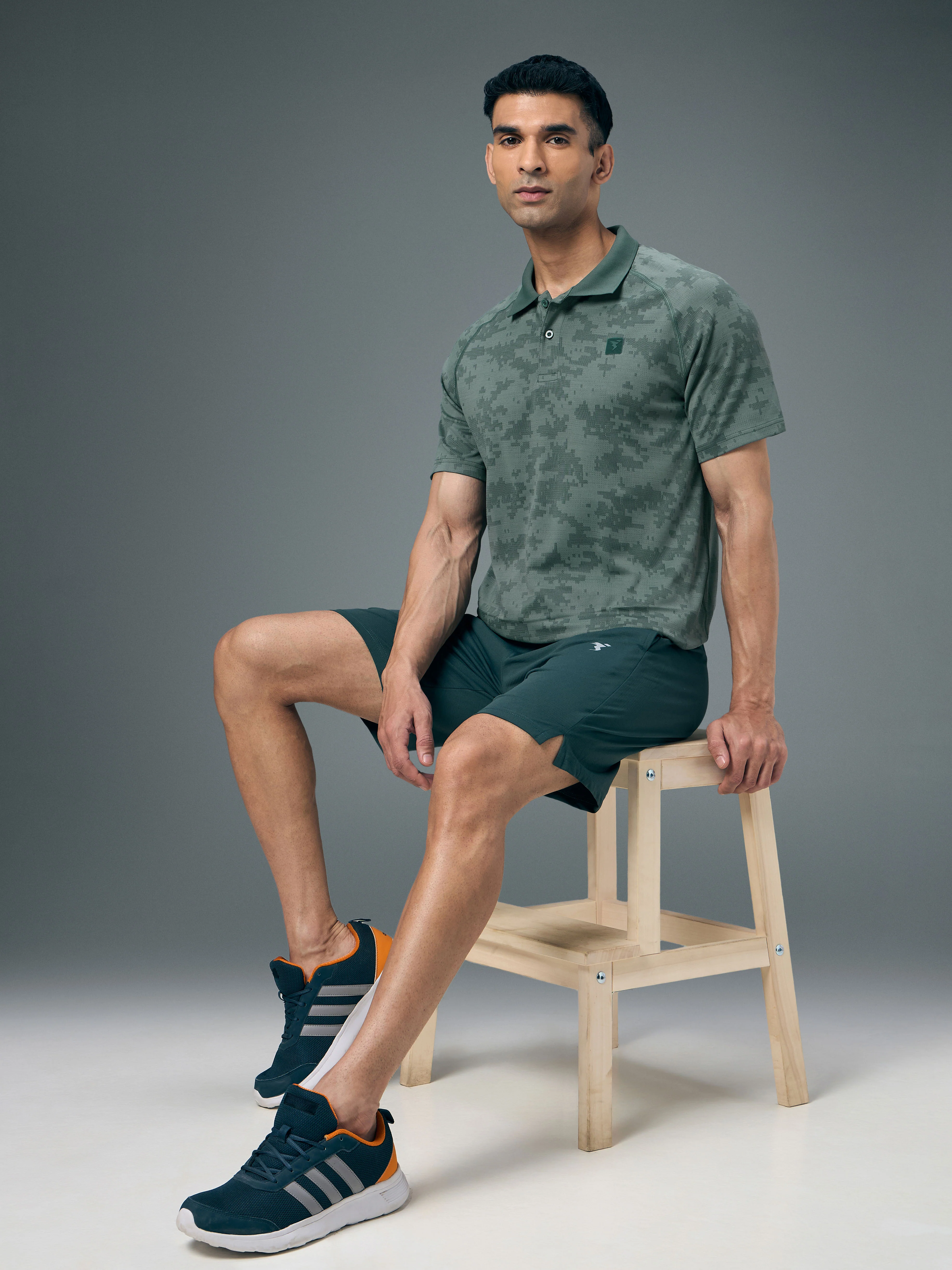 Men Slim Polo Neck T-shirt with DOUBLECOOL - Image 5