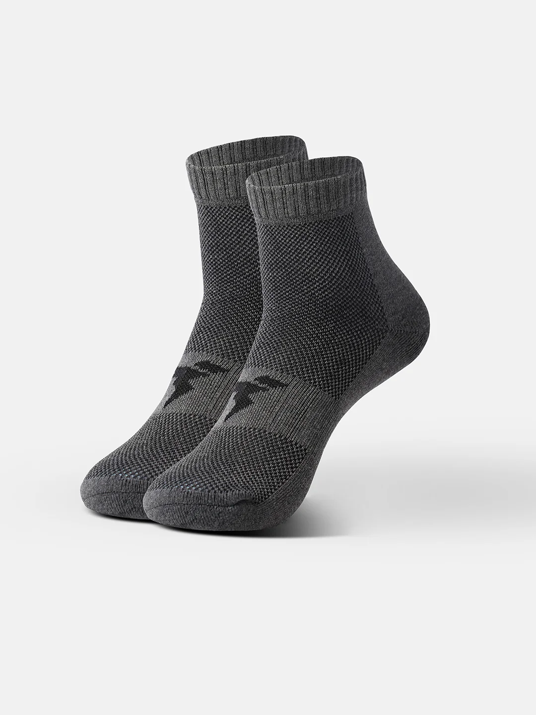 Men Solid Pack of 3 Socks with VENTMESH - Image 7