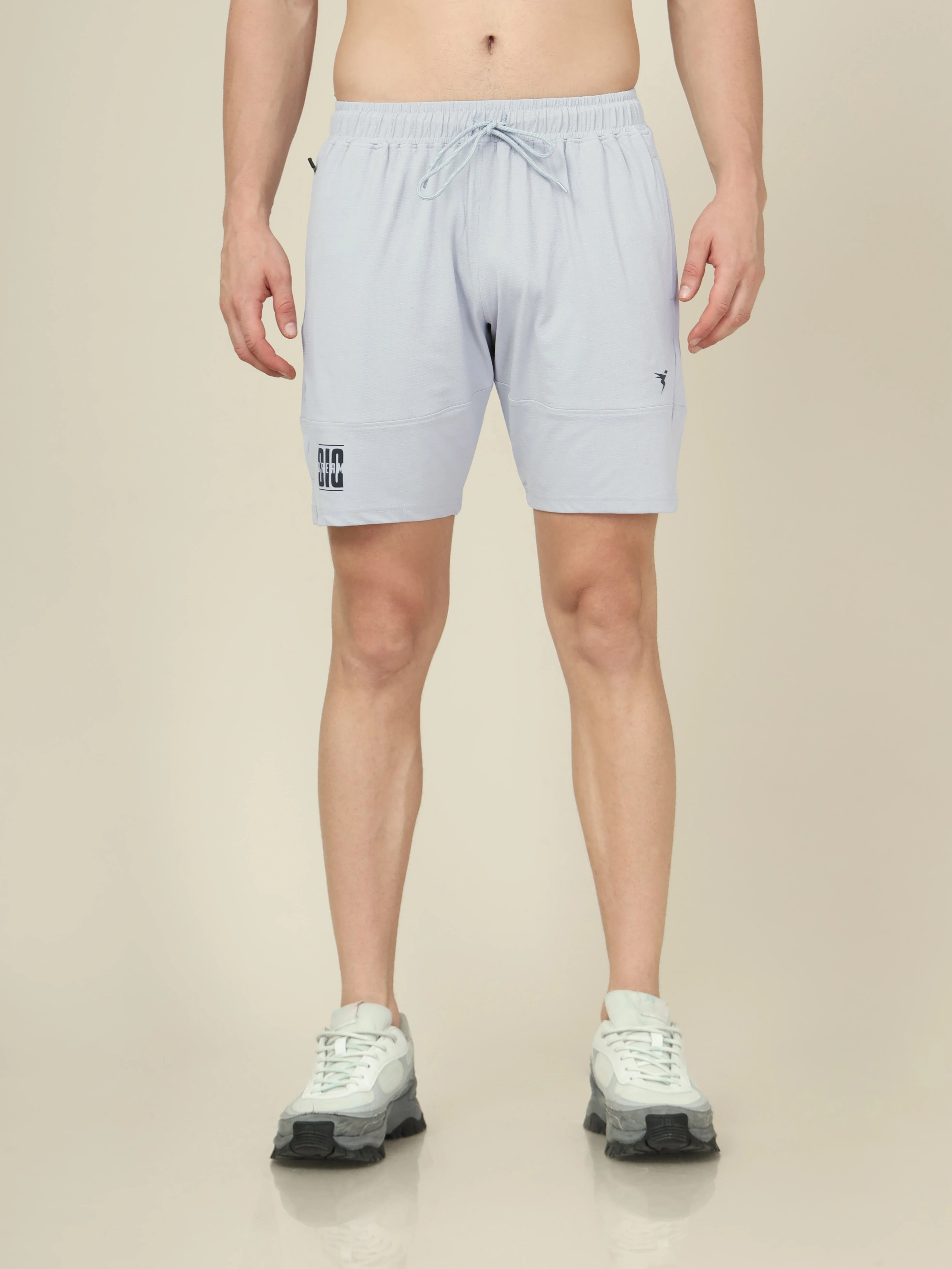 Men Solid Relax Fit Shorts with ELASTO LITE - Image 3
