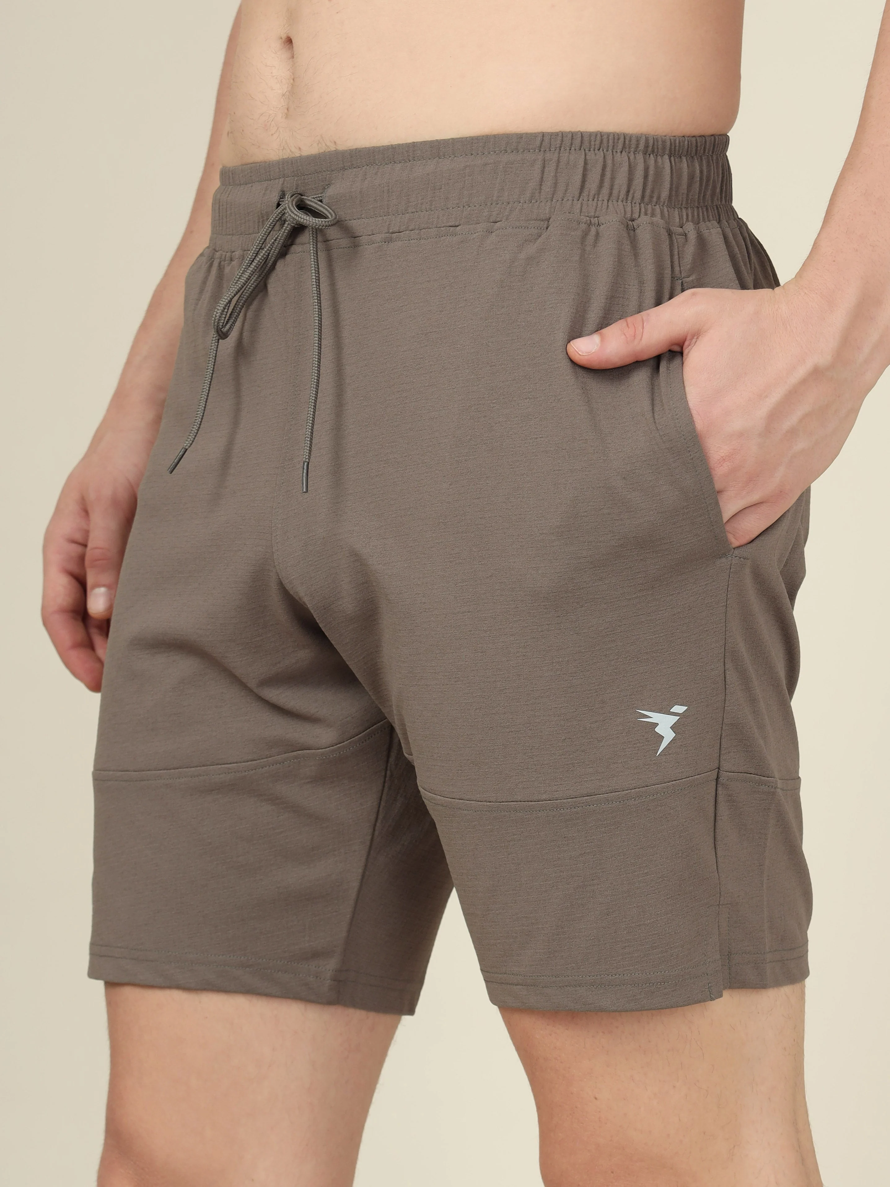 Men Solid Relax Fit Shorts with ELASTO LITE - Image 6