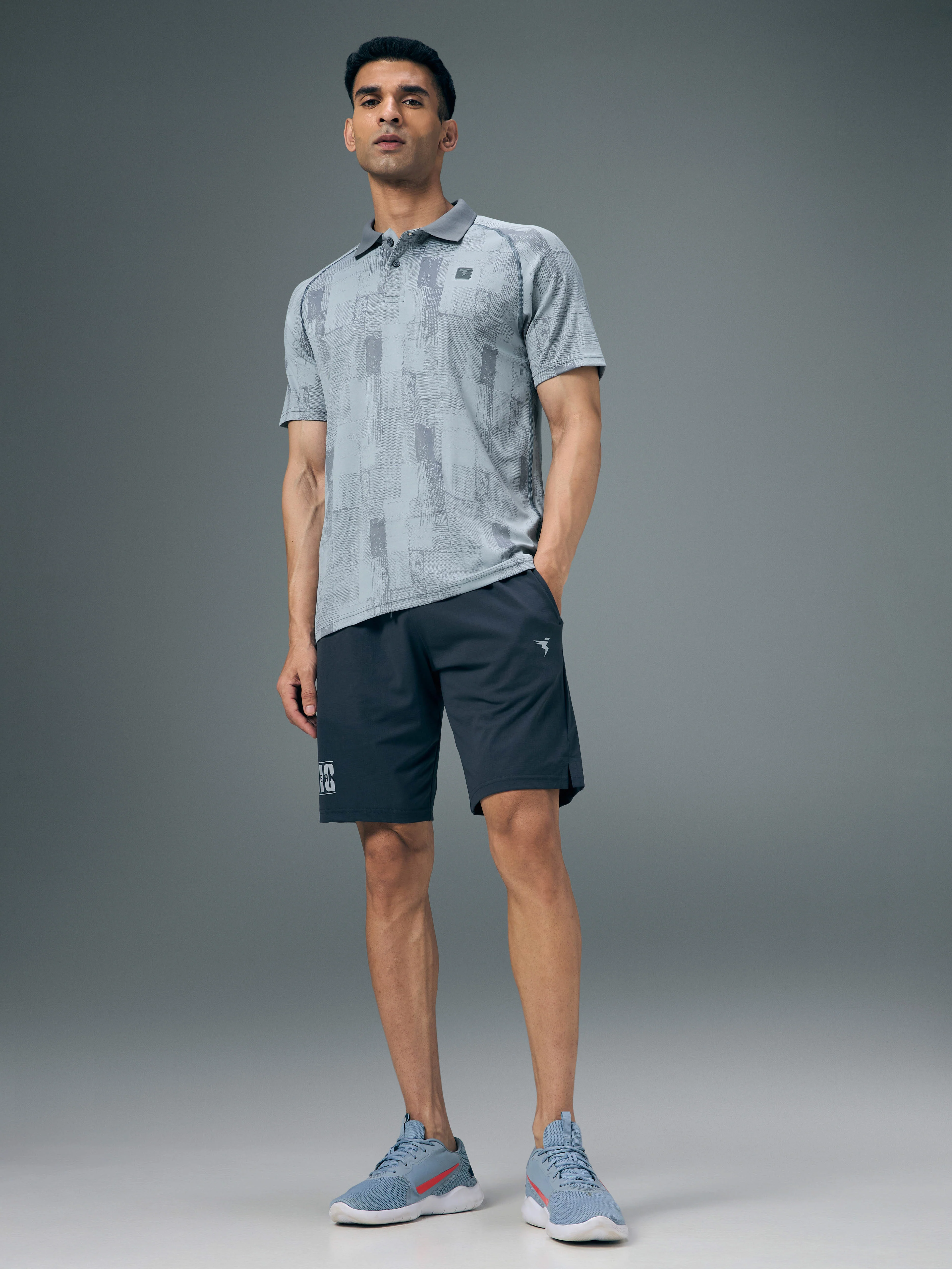Men Solid Relax Fit Shorts with ELASTO LITE - Image 5