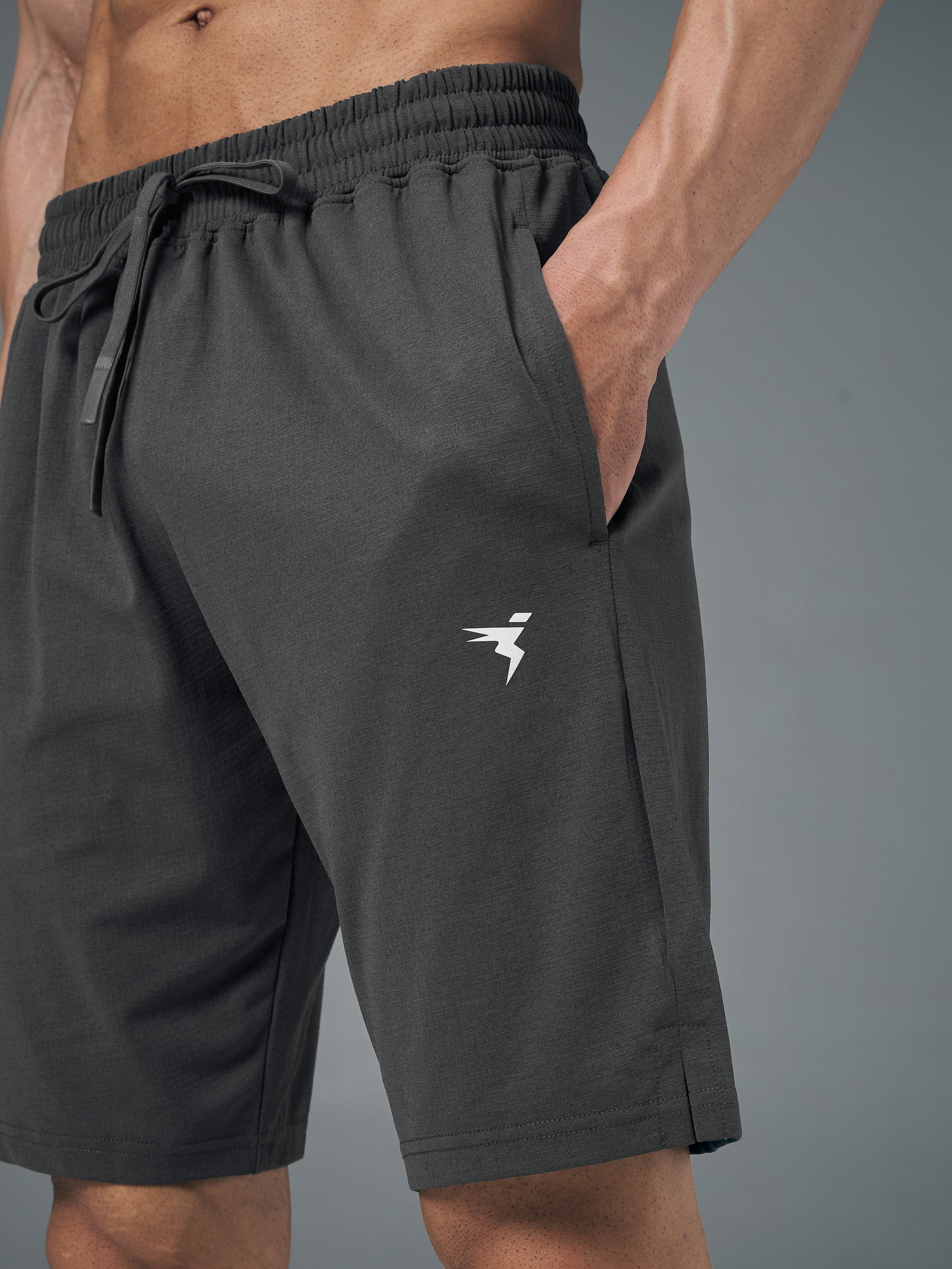 Men Solid Relax Fit Shorts with ELASTO LITE - Image 6
