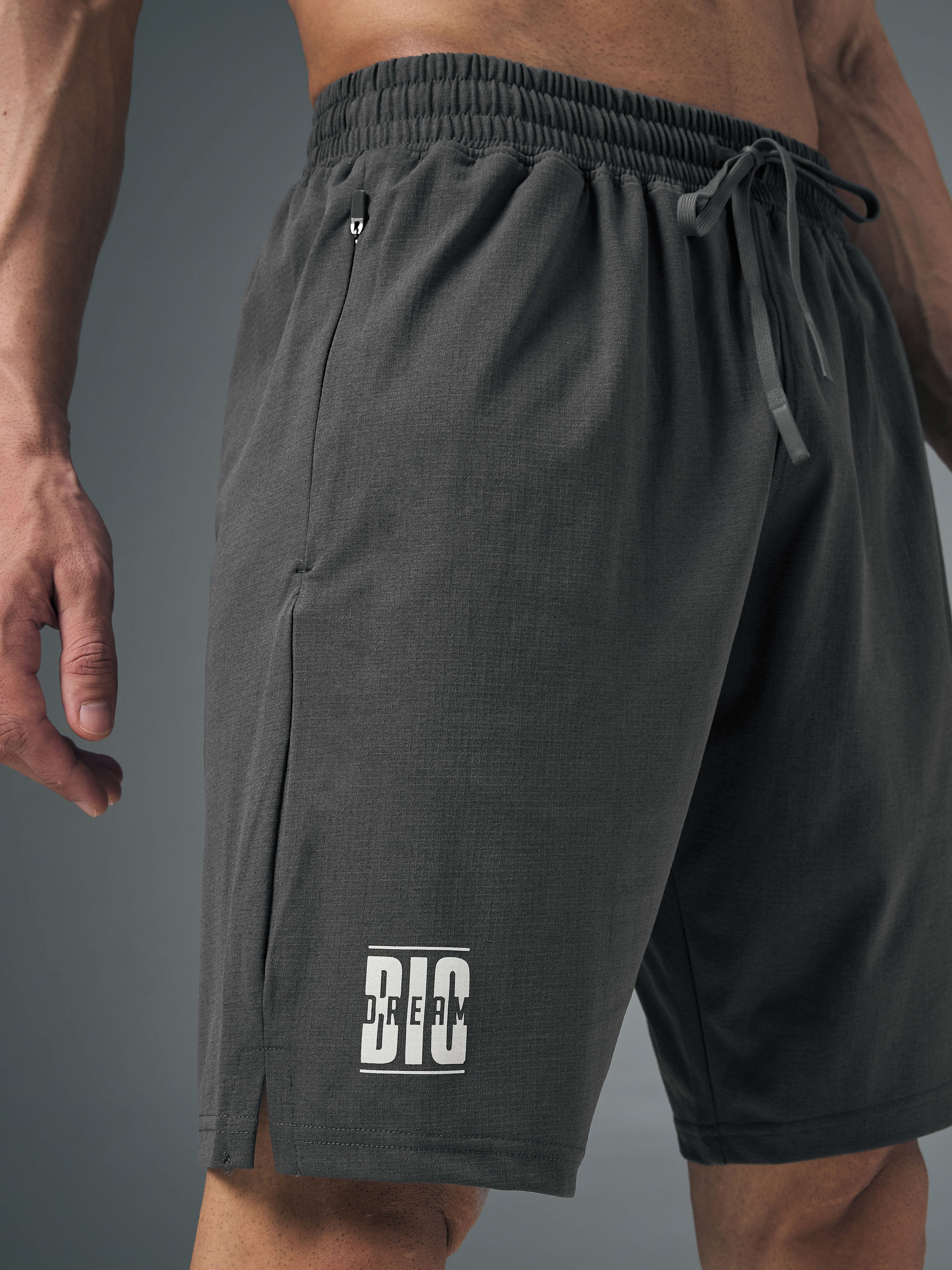Men Solid Relax Fit Shorts with ELASTO LITE - Image 7