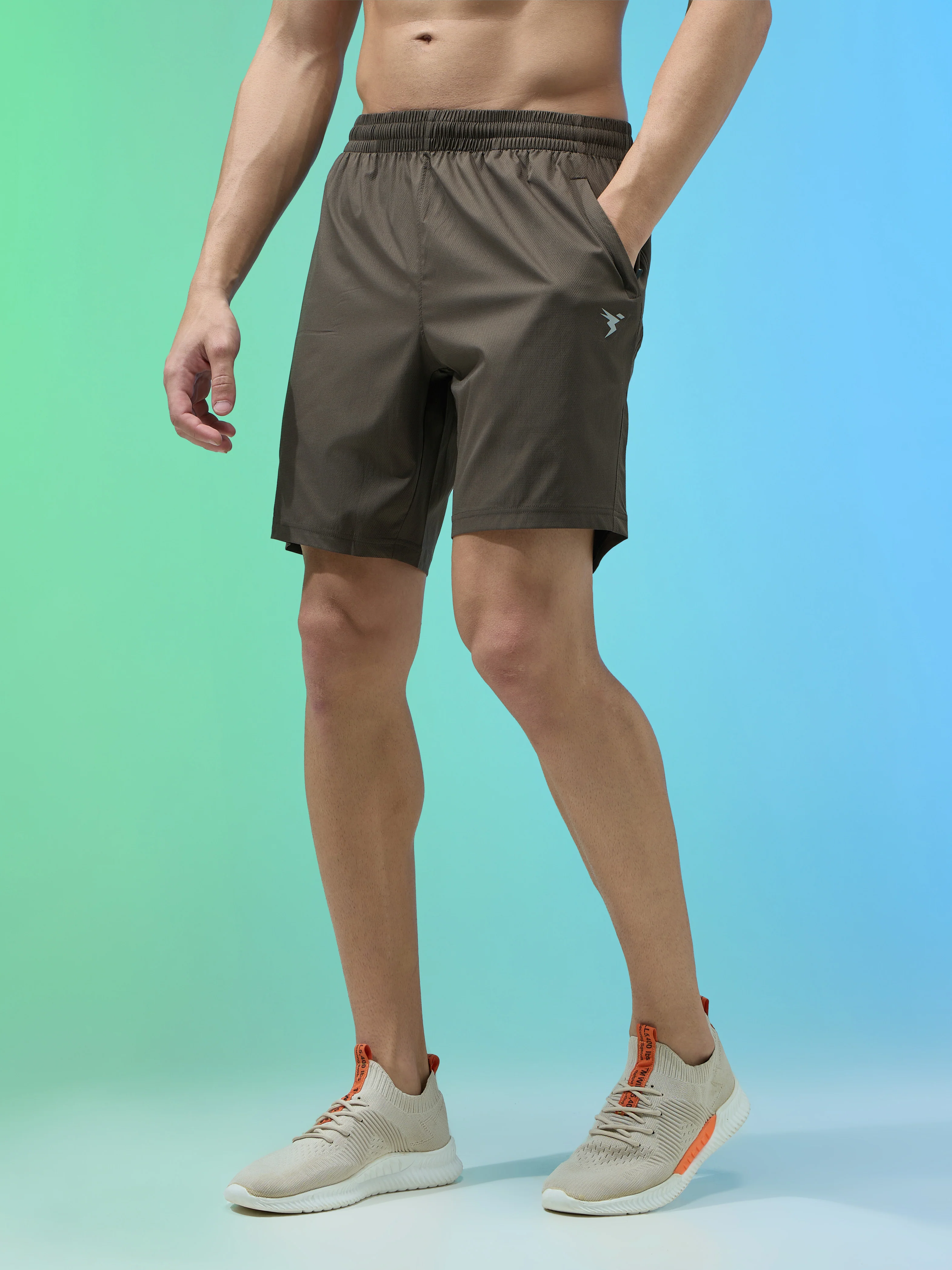 Men Solid Relax Fit Shorts with TECHNOLITE - Image 4