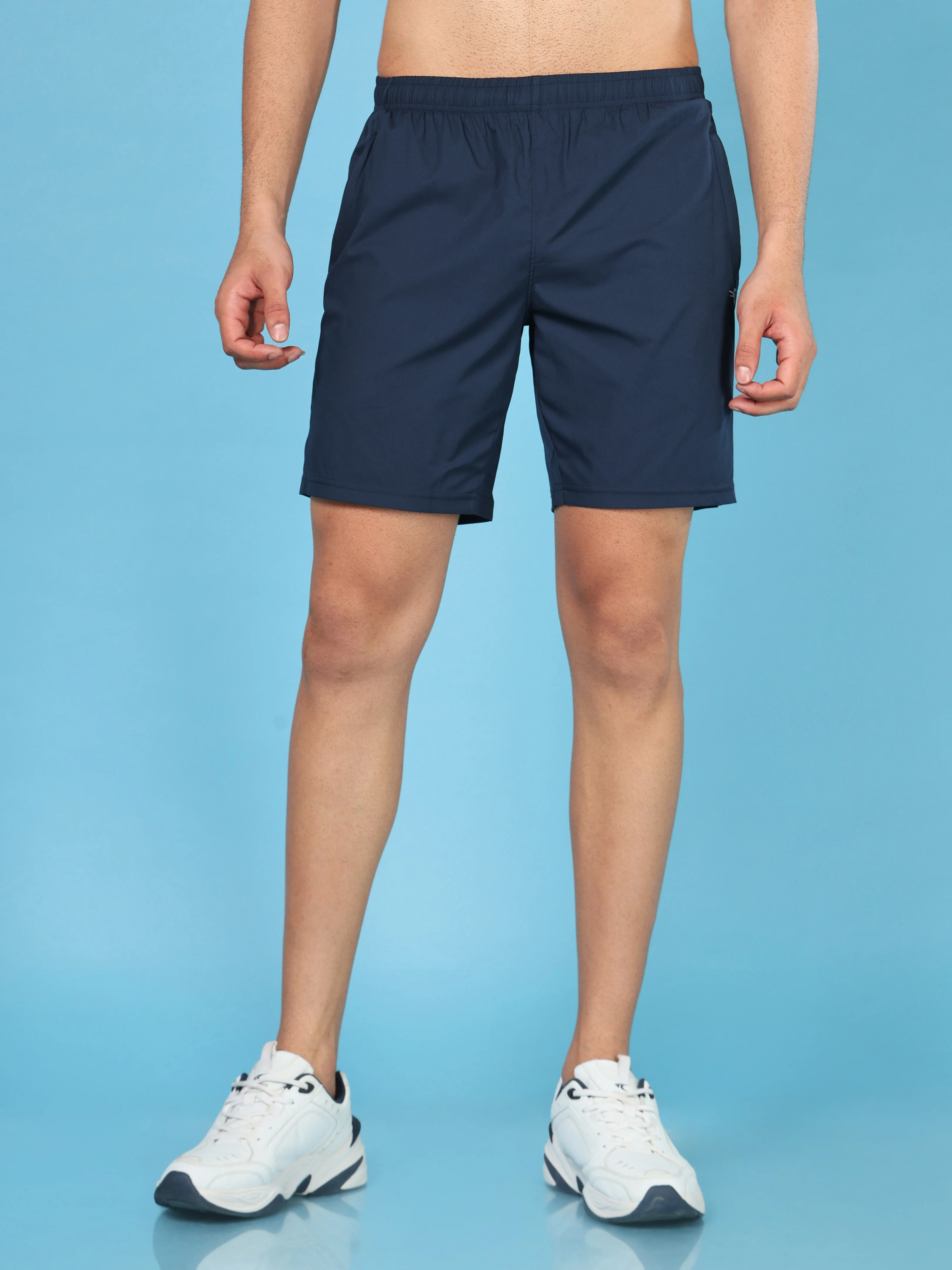 Men Solid Relax Fit Shorts with TECHNOLITE - Image 3