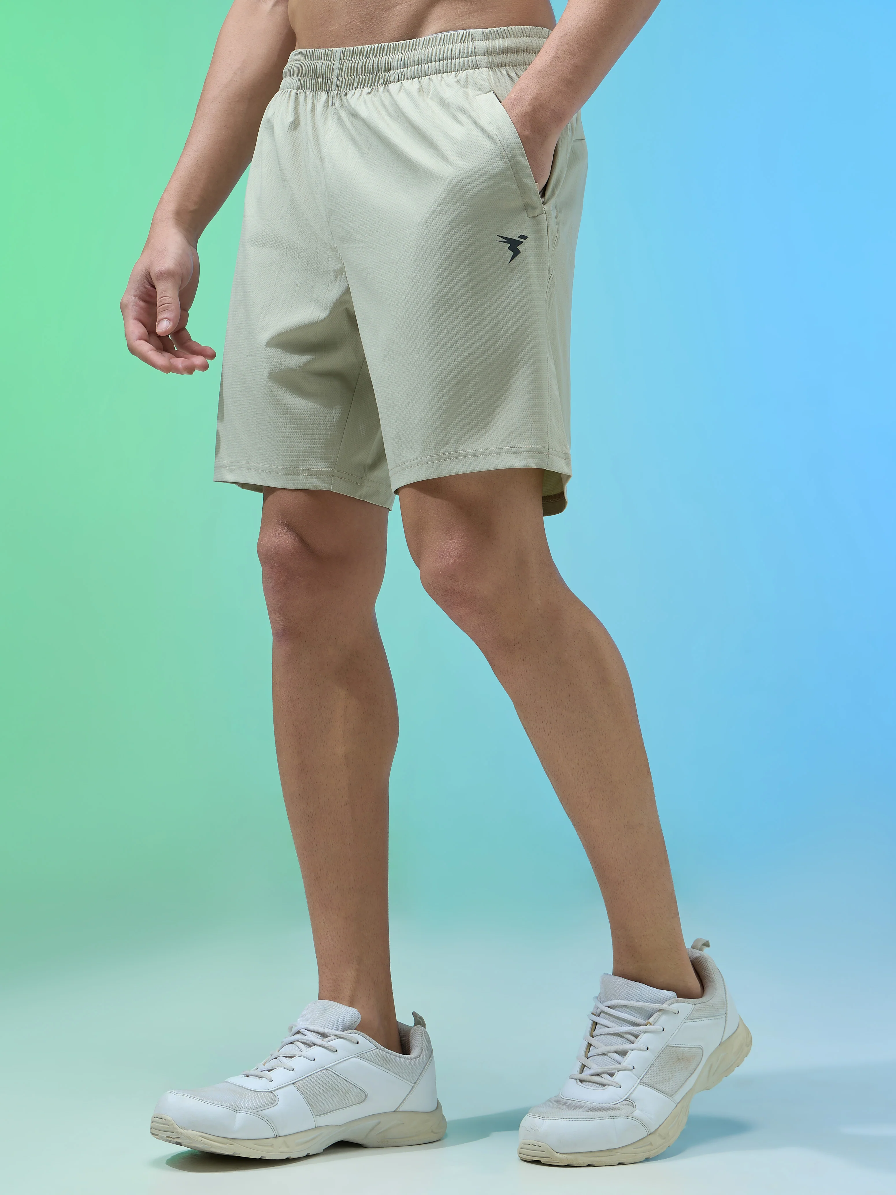Men Solid Relax Fit Shorts with TECHNOLITE - Image 4