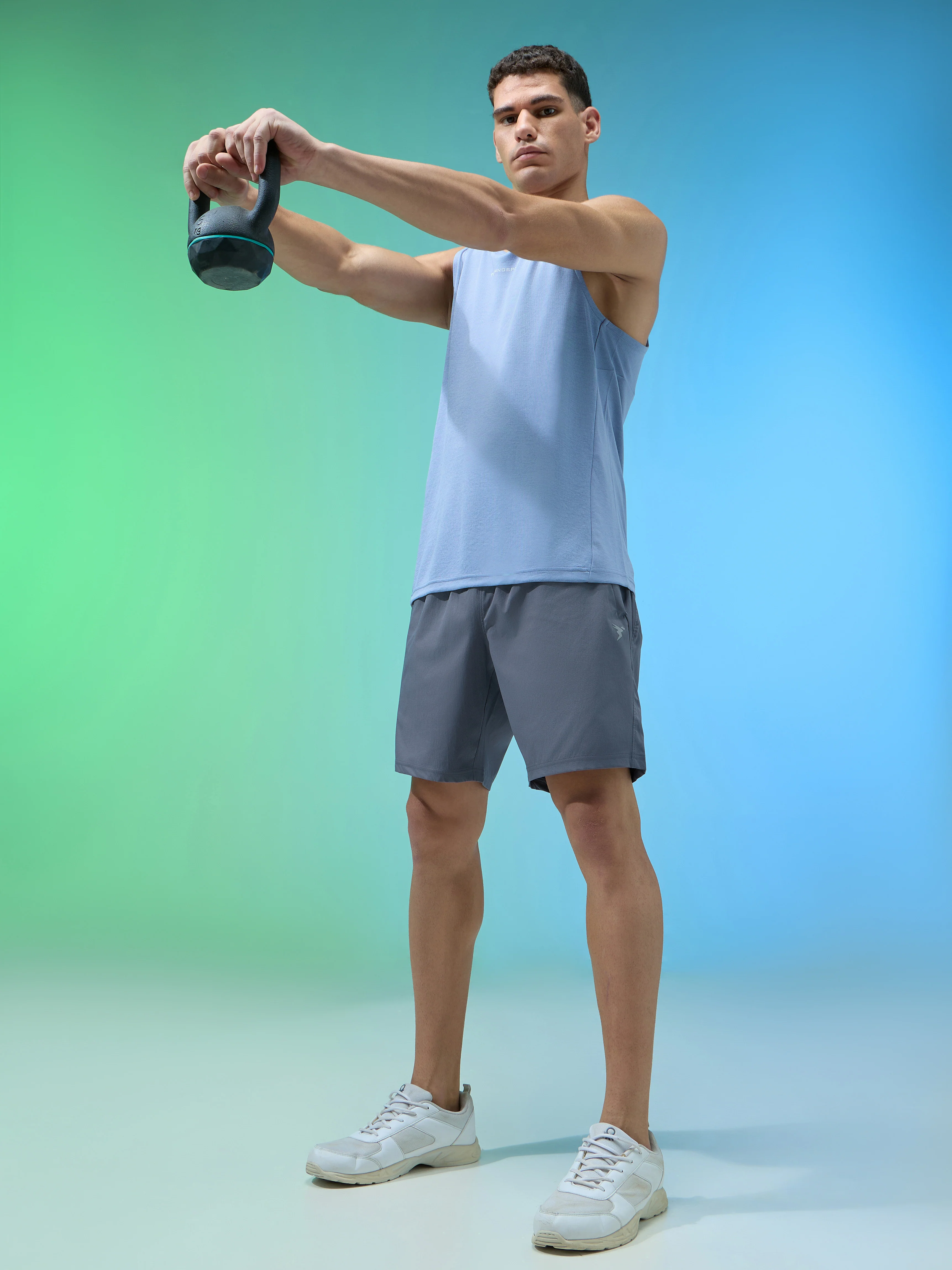 Men Solid Relax Fit Shorts with TECHNOLITE - Image 5