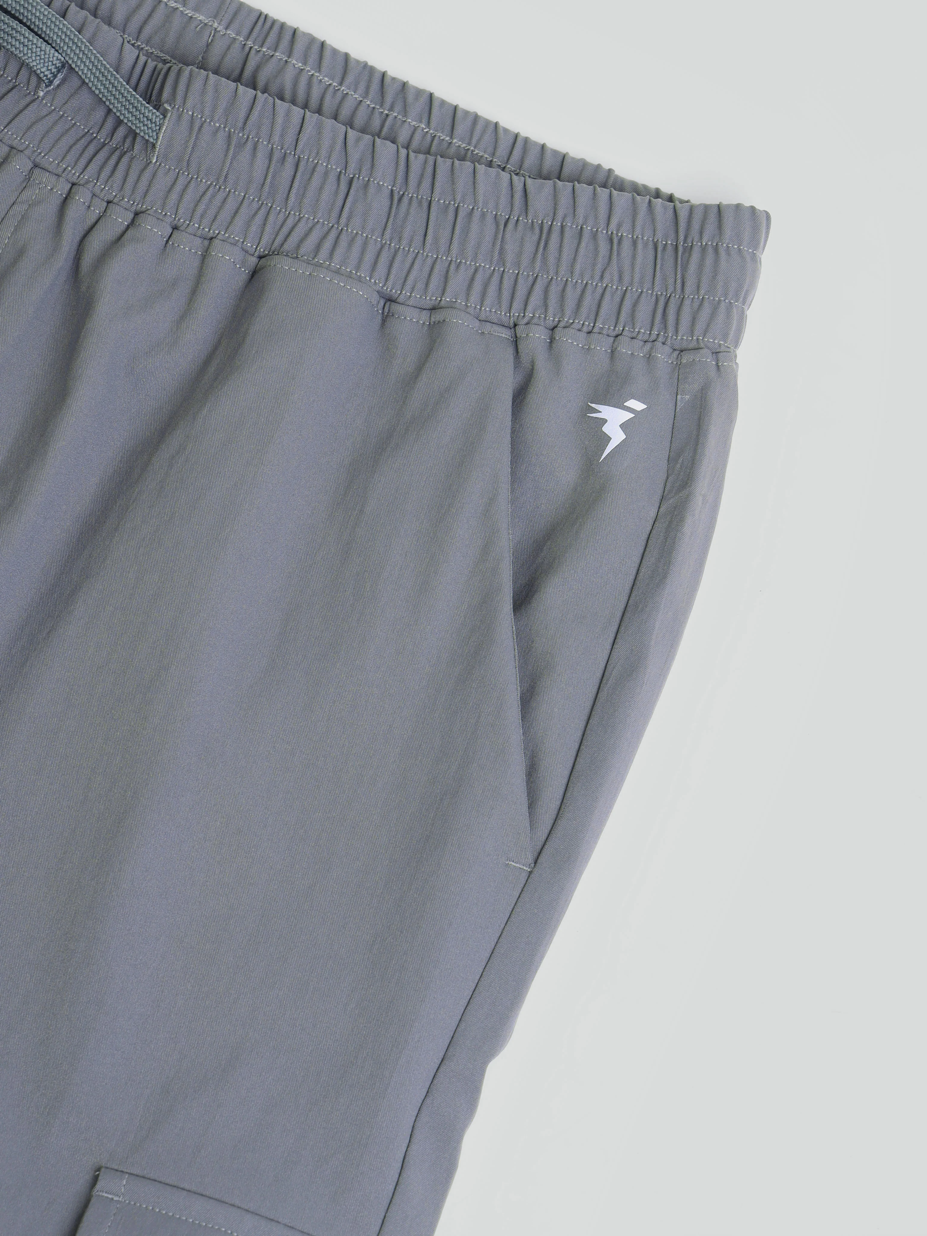 Men Solid Relax Fit Sports Cargo Trackpants with TS FLEXI - Image 7