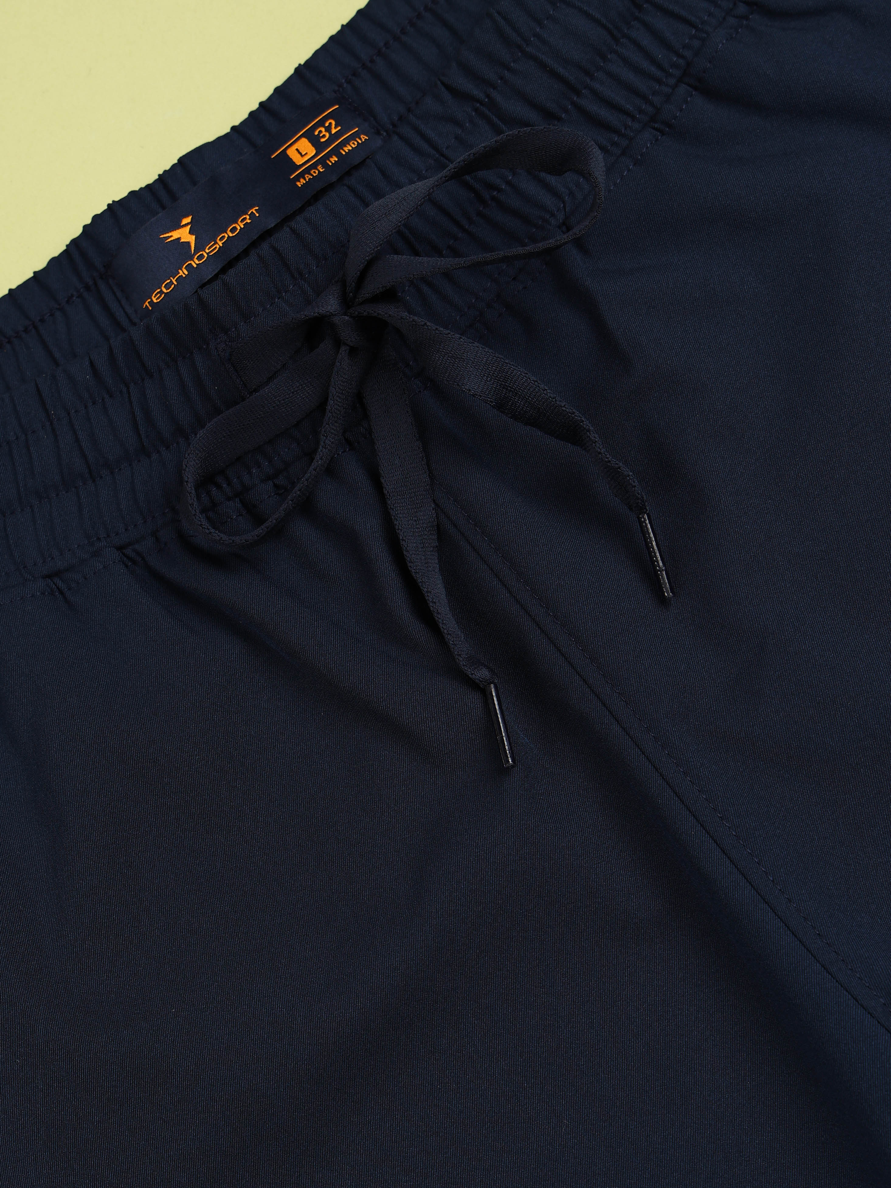 Men Solid Relax Fit Sports Cargo Trackpants with TS FLEXI - Image 7