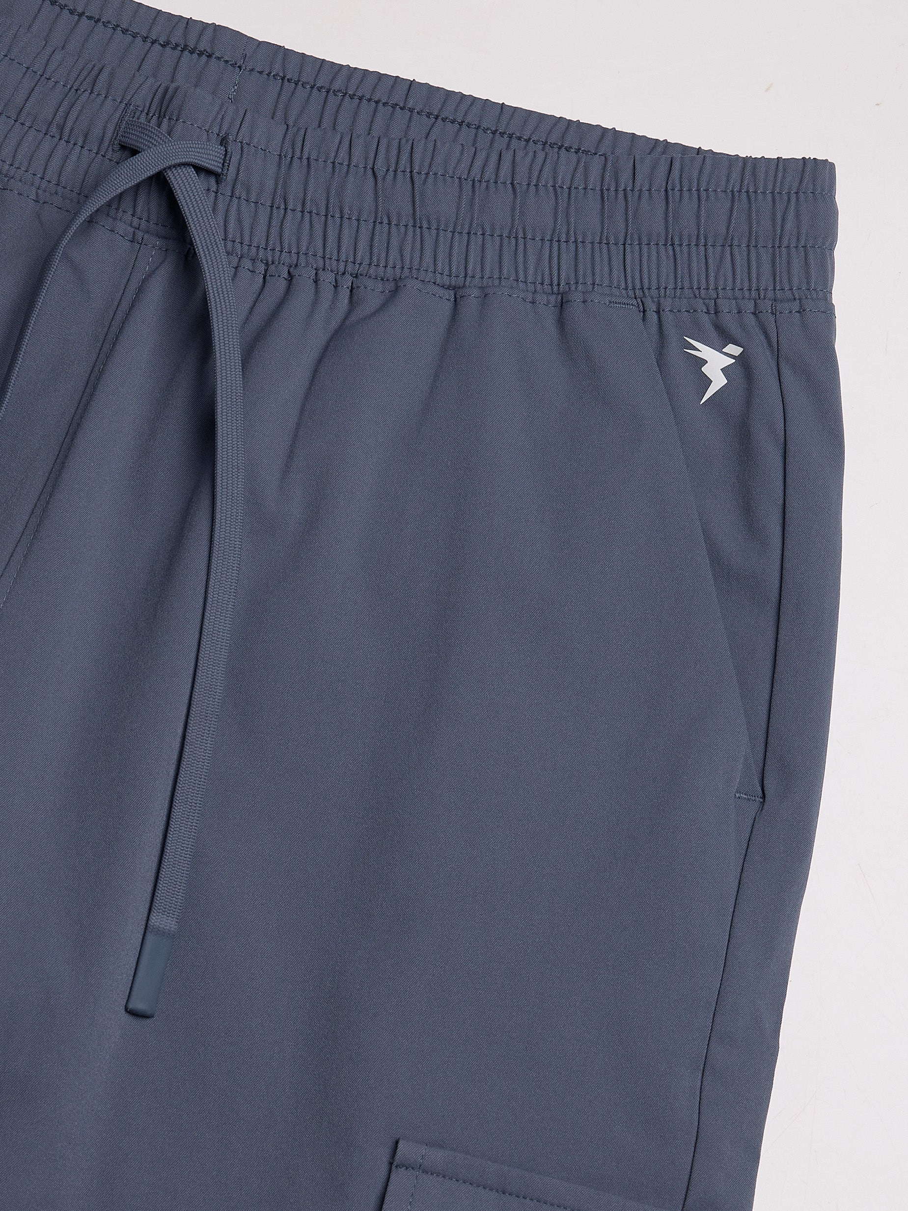 Men Solid Relax Fit Sports Cargo Trackpants with TS FLEXI - Image 7
