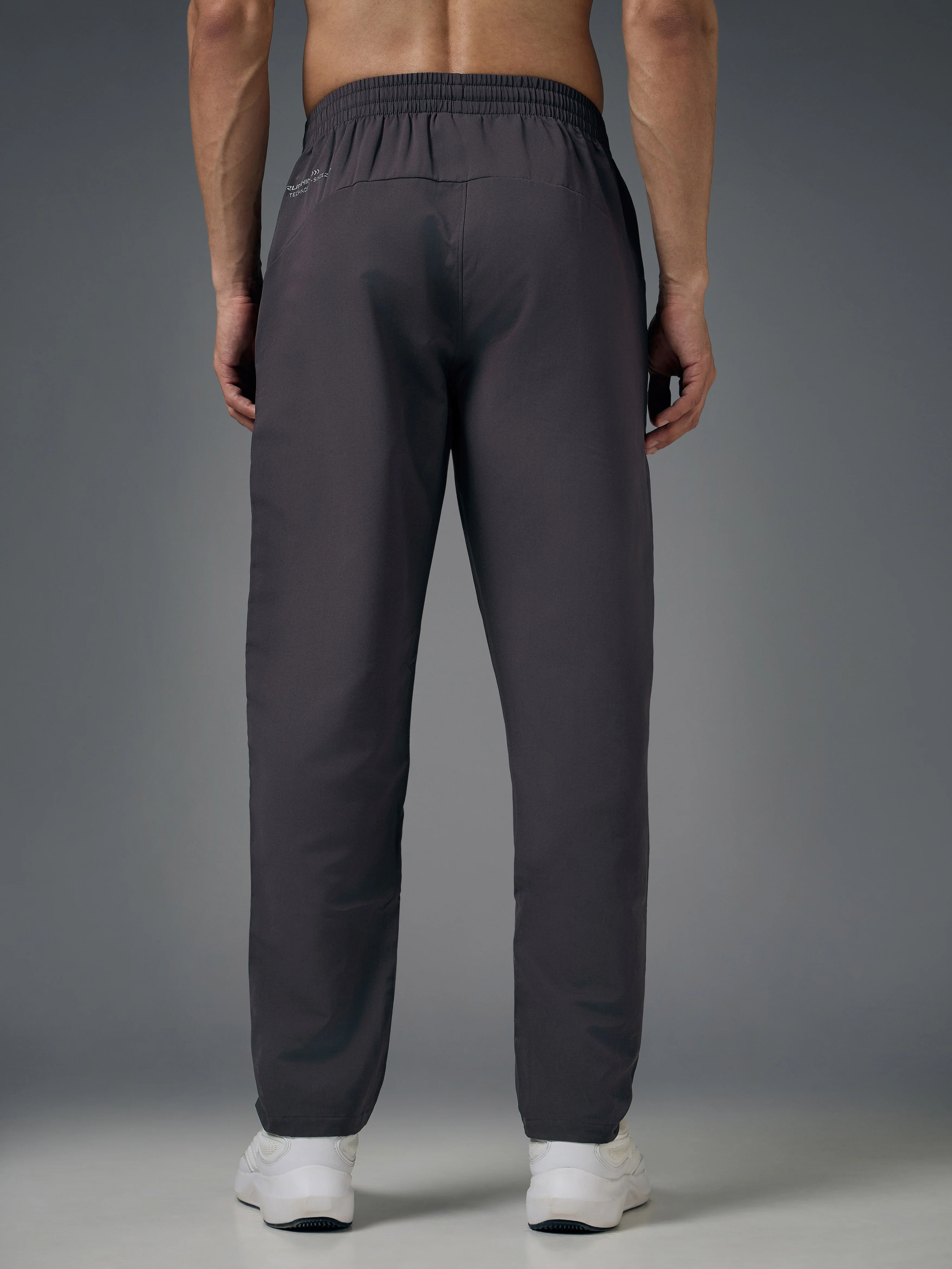 Men Solid Relax Fit Sports Trackpants with TECHNO LITE - Image 3