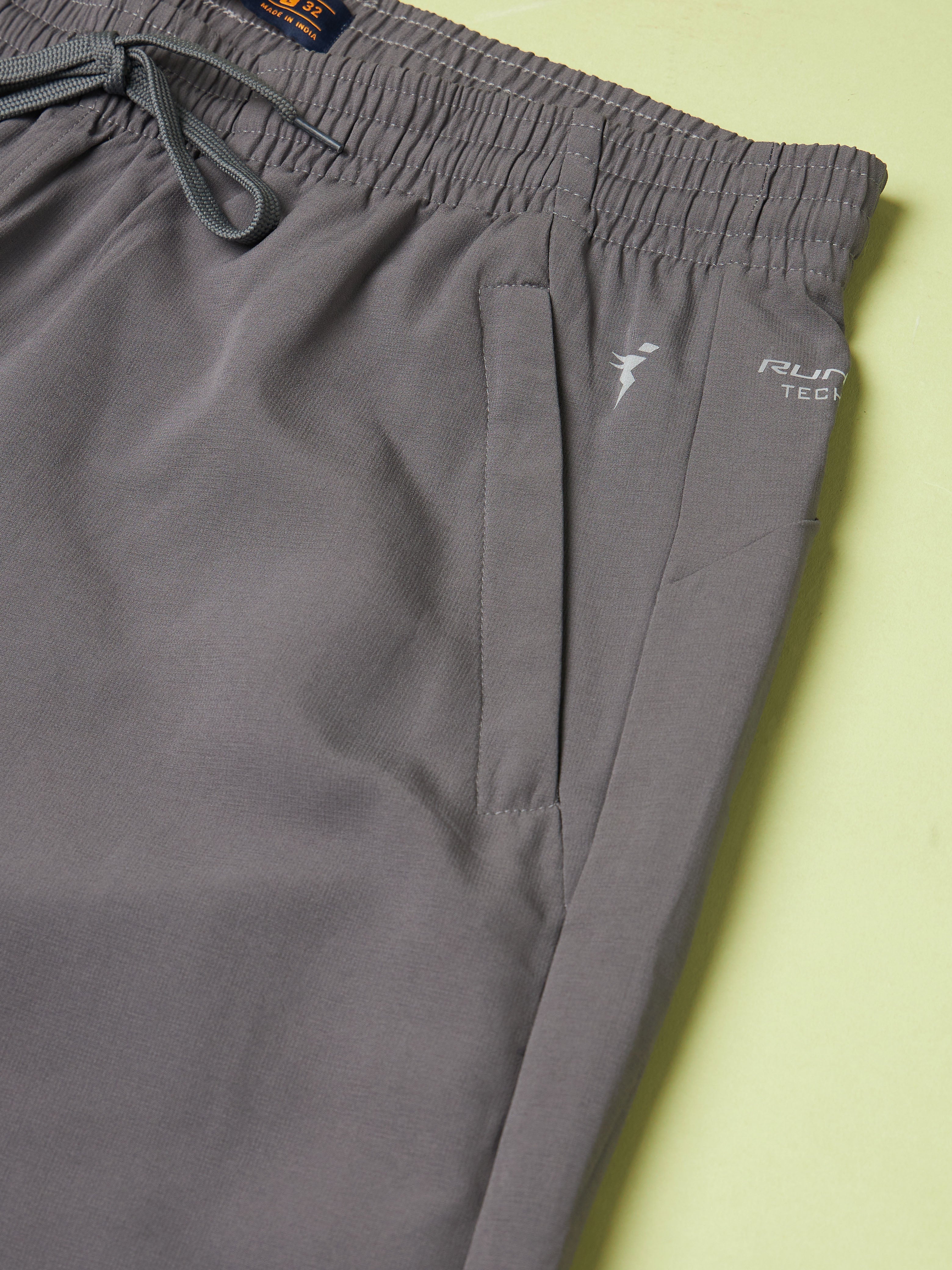 Men Solid Relax Fit Sports Trackpants with TECHNO LITE - Image 10
