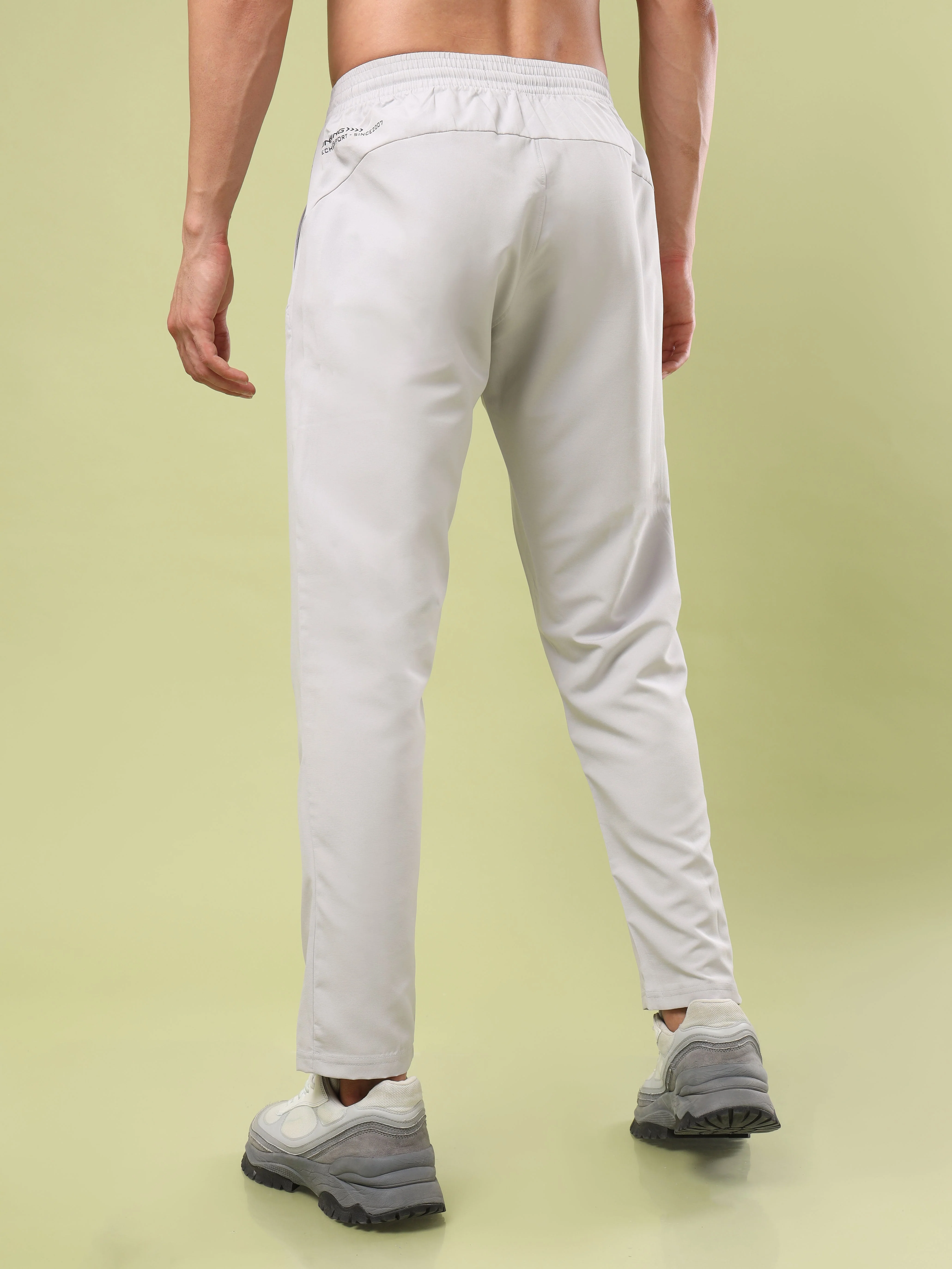 Men Solid Relax Fit Sports Trackpants with TECHNO LITE - Image 3