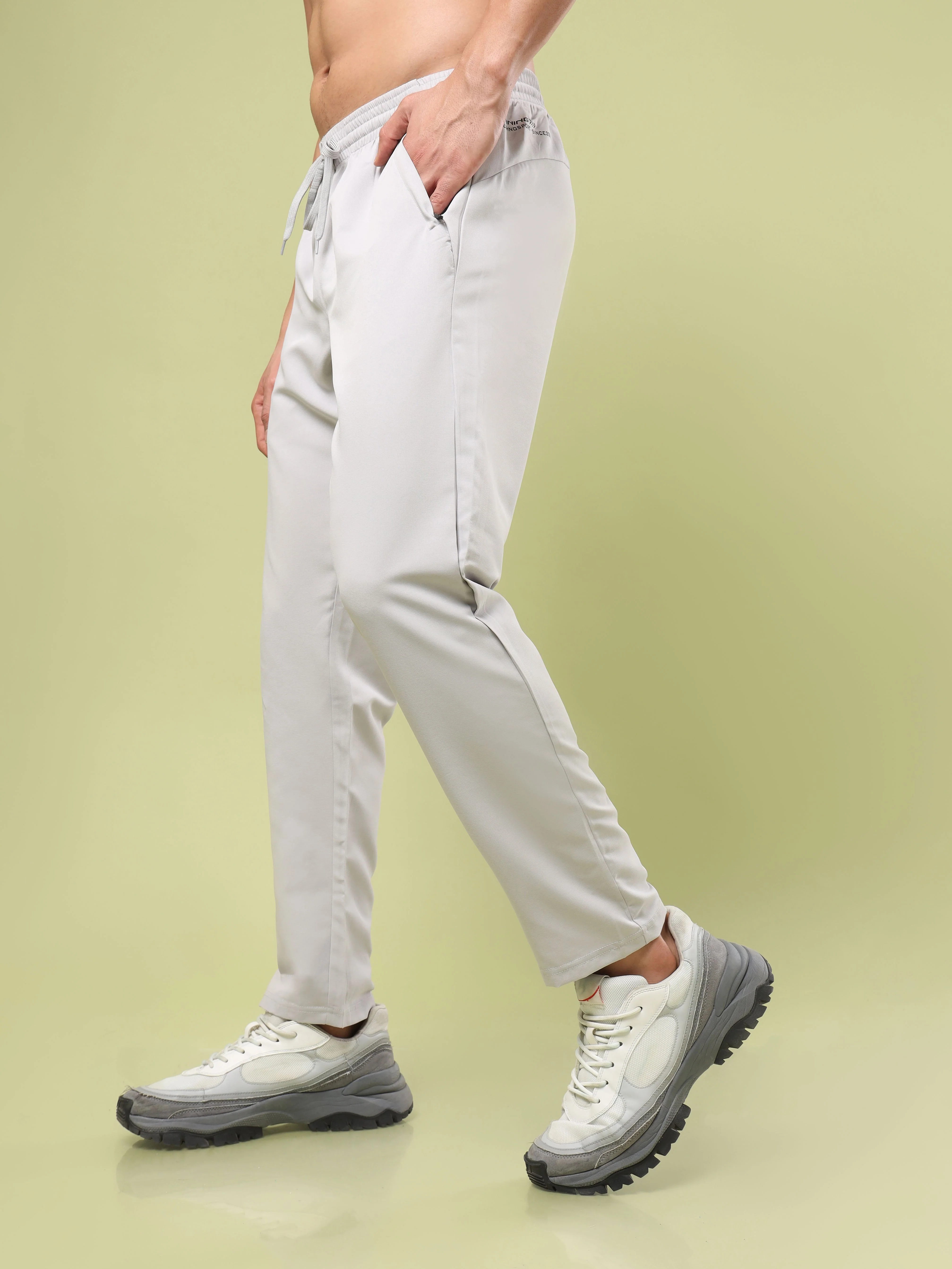 Men Solid Relax Fit Sports Trackpants with TECHNO LITE - Image 4