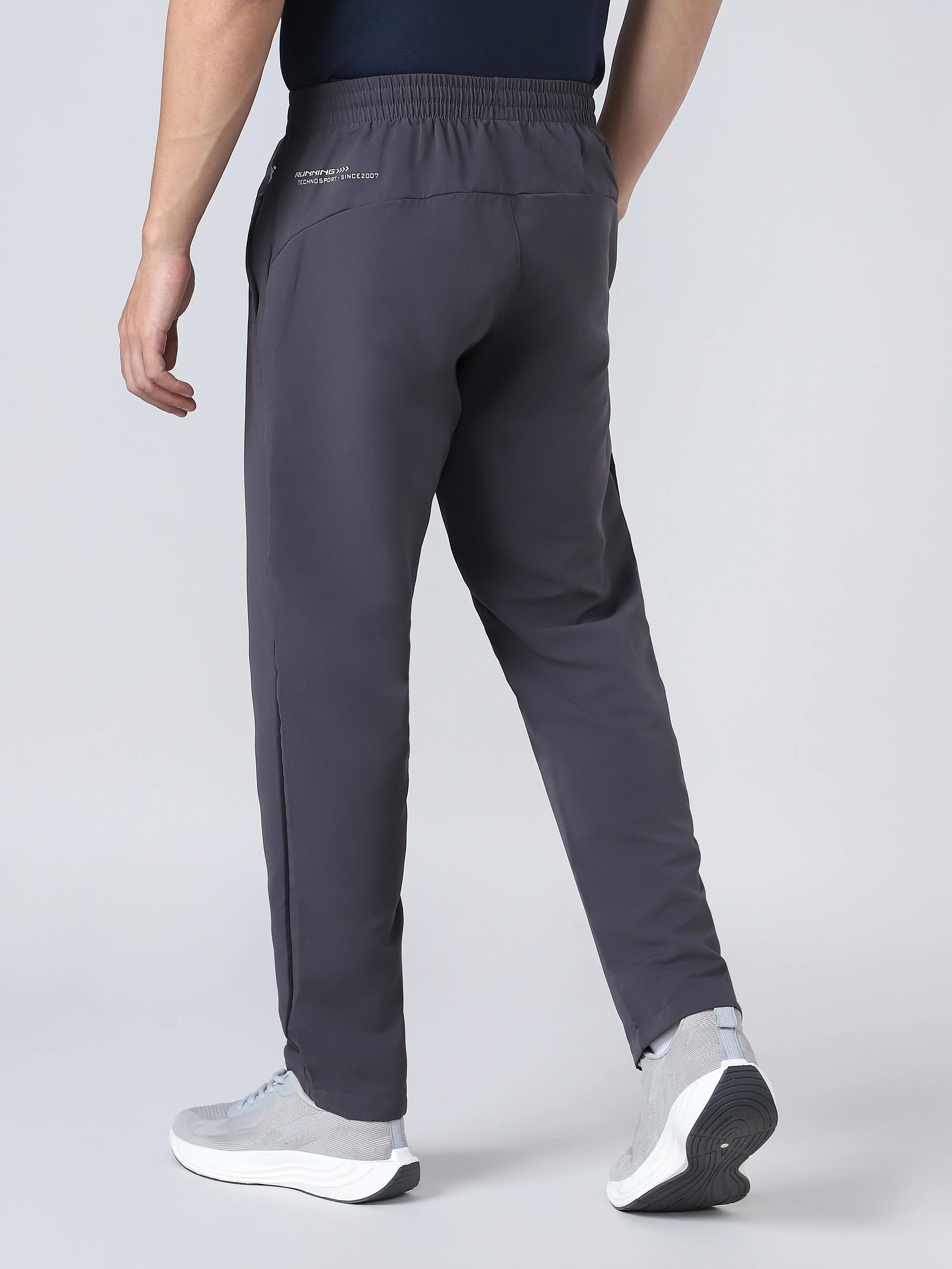 Men Solid Relax Fit Sports Trackpants with TECHNO LITE - Image 2