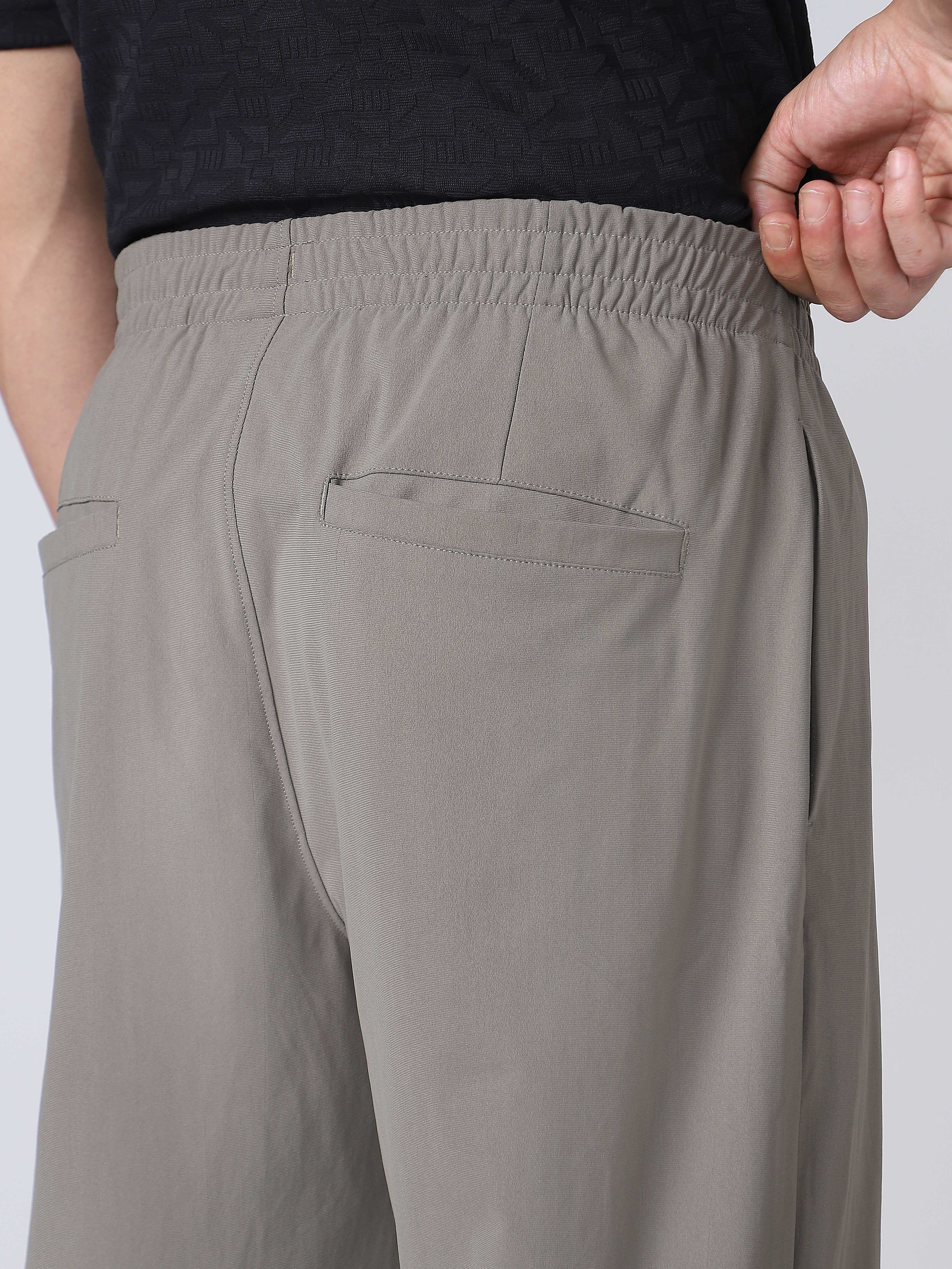 Men Solid Relax Fit Trackpants with DURACOOL+ - Image 8