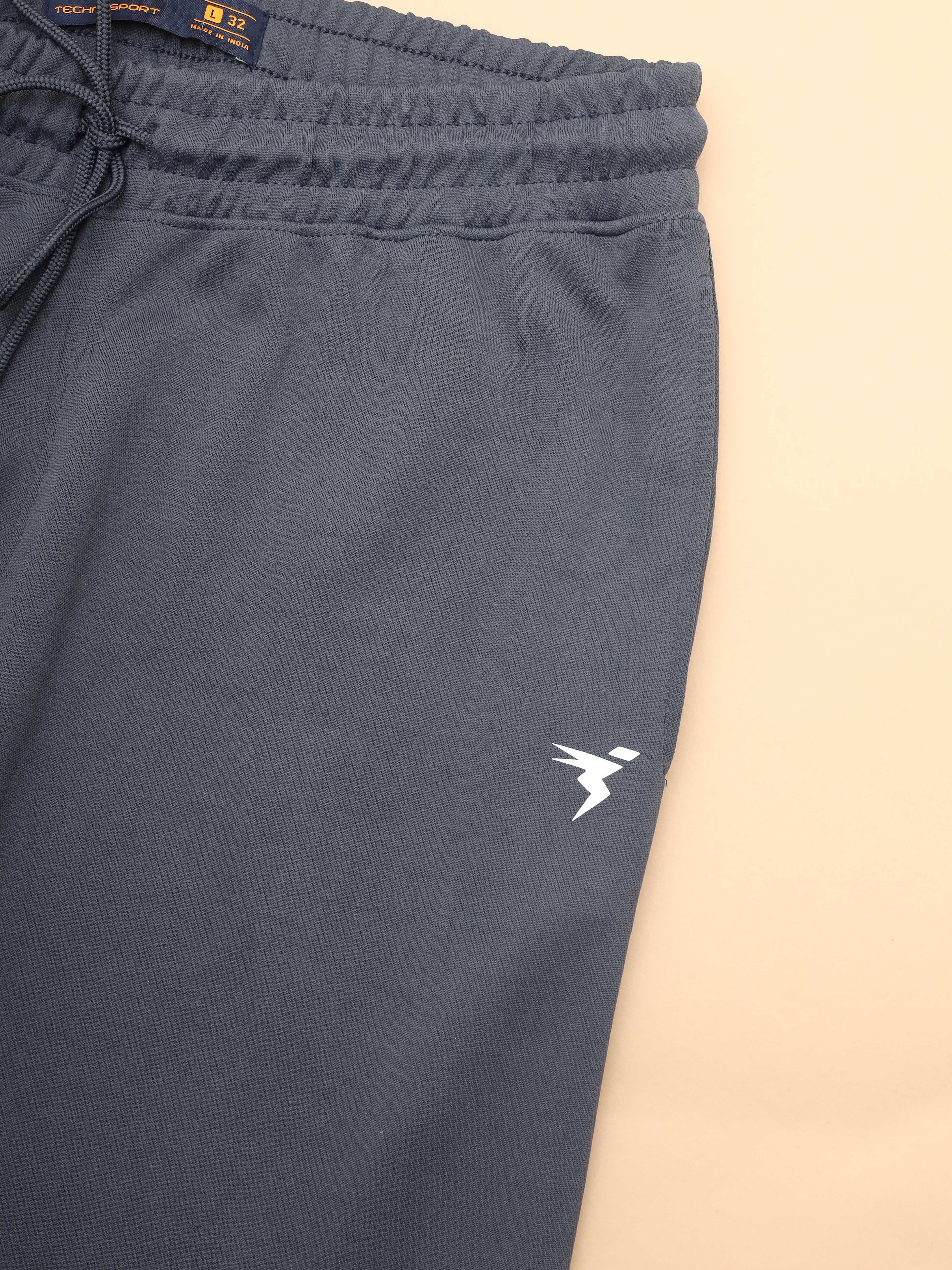 Men Solid Relax Fit Trackpants with ELASTO PLUS - Image 8