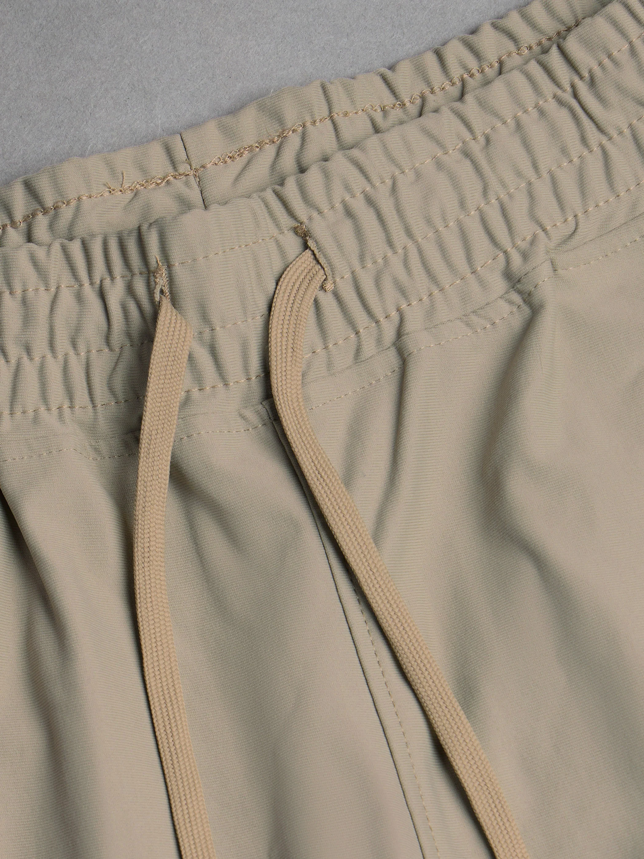 Men Solid Slim Fit Cargo Joggers with DURACOOL+ - Image 6