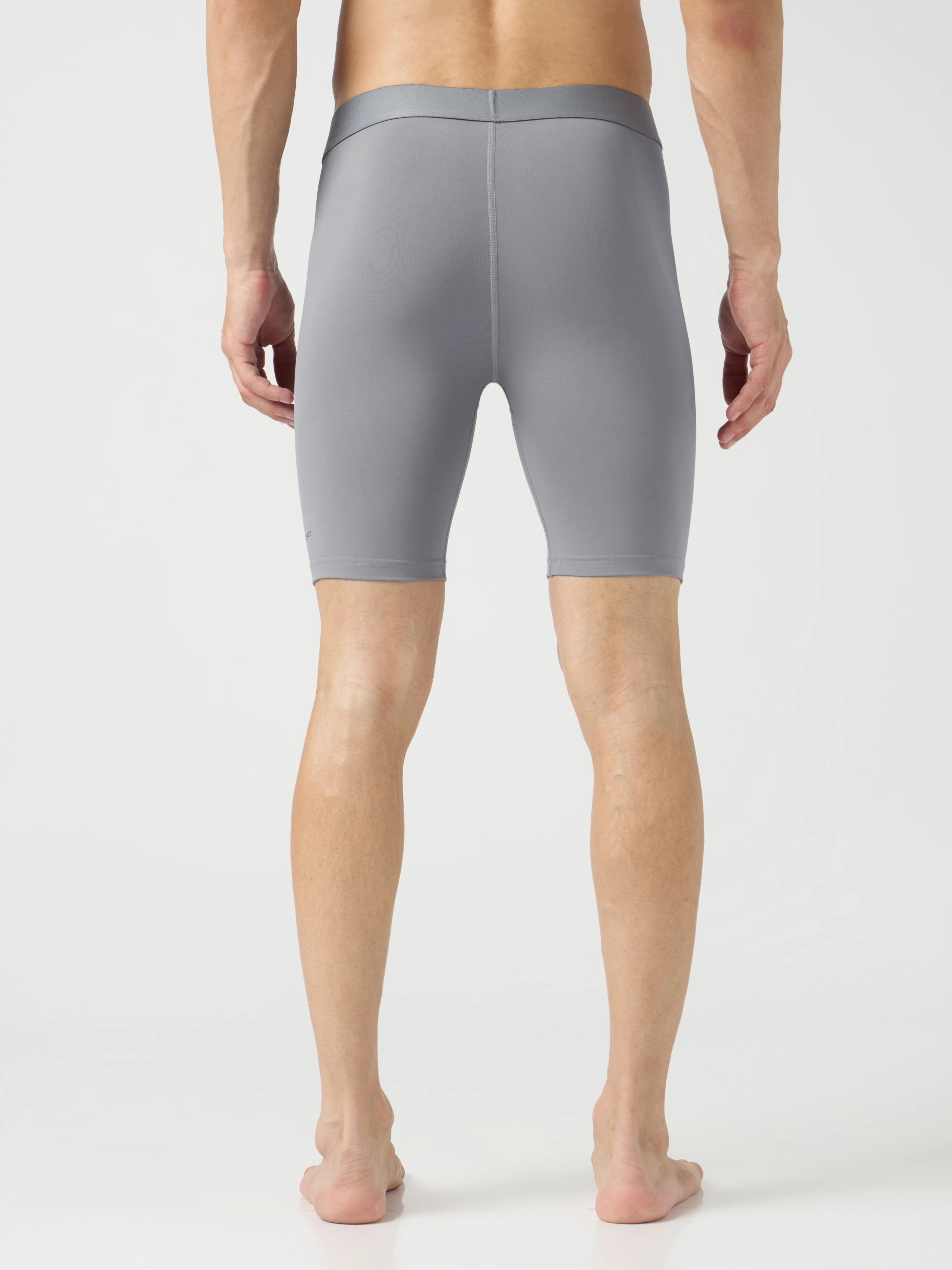 Men Solid Slim Fit Compression Tights with ELASTO LITE - Image 2