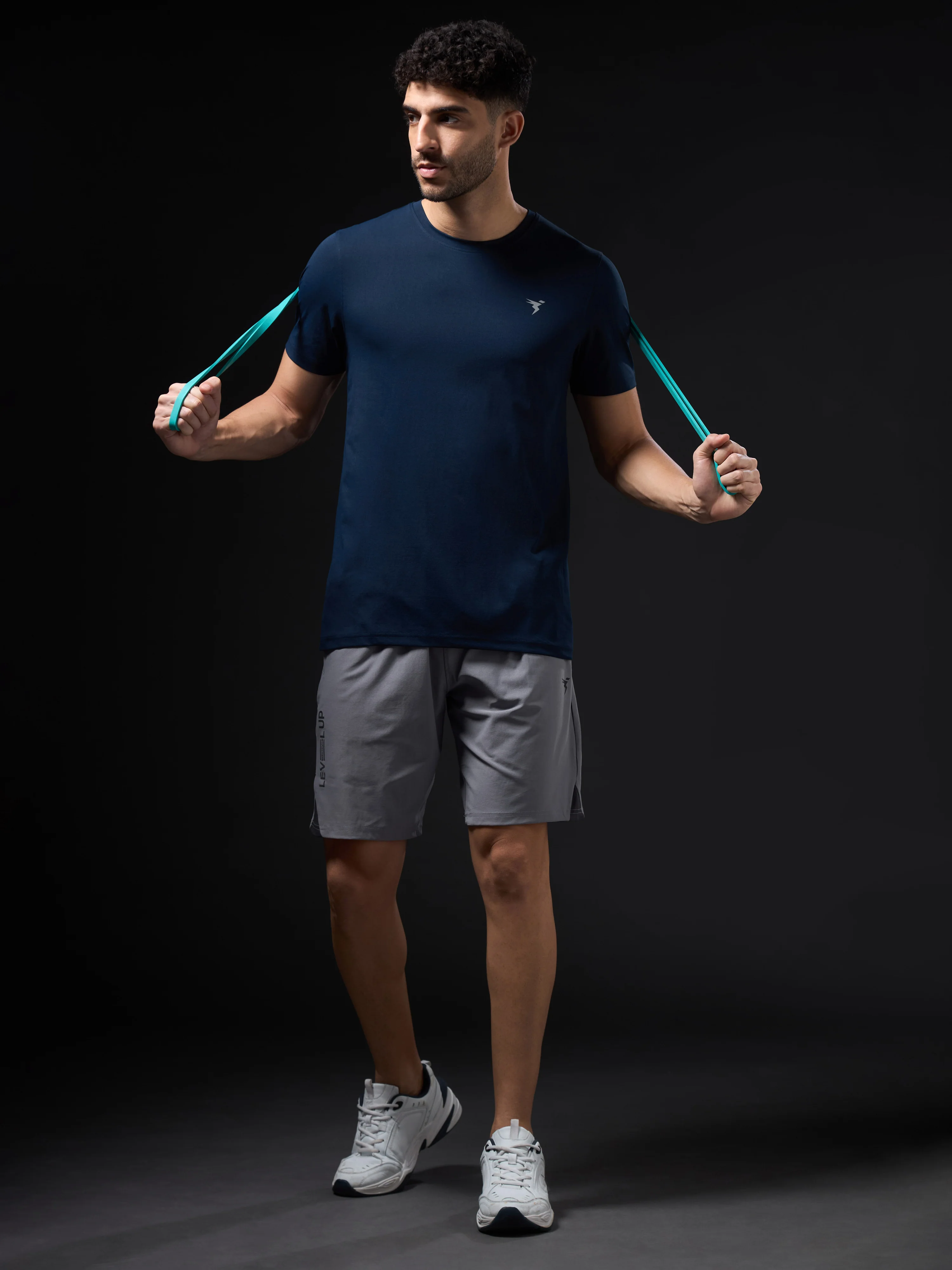 Men Solid Slim Fit Crew Neck T-shirt with COTFLEX - Image 5