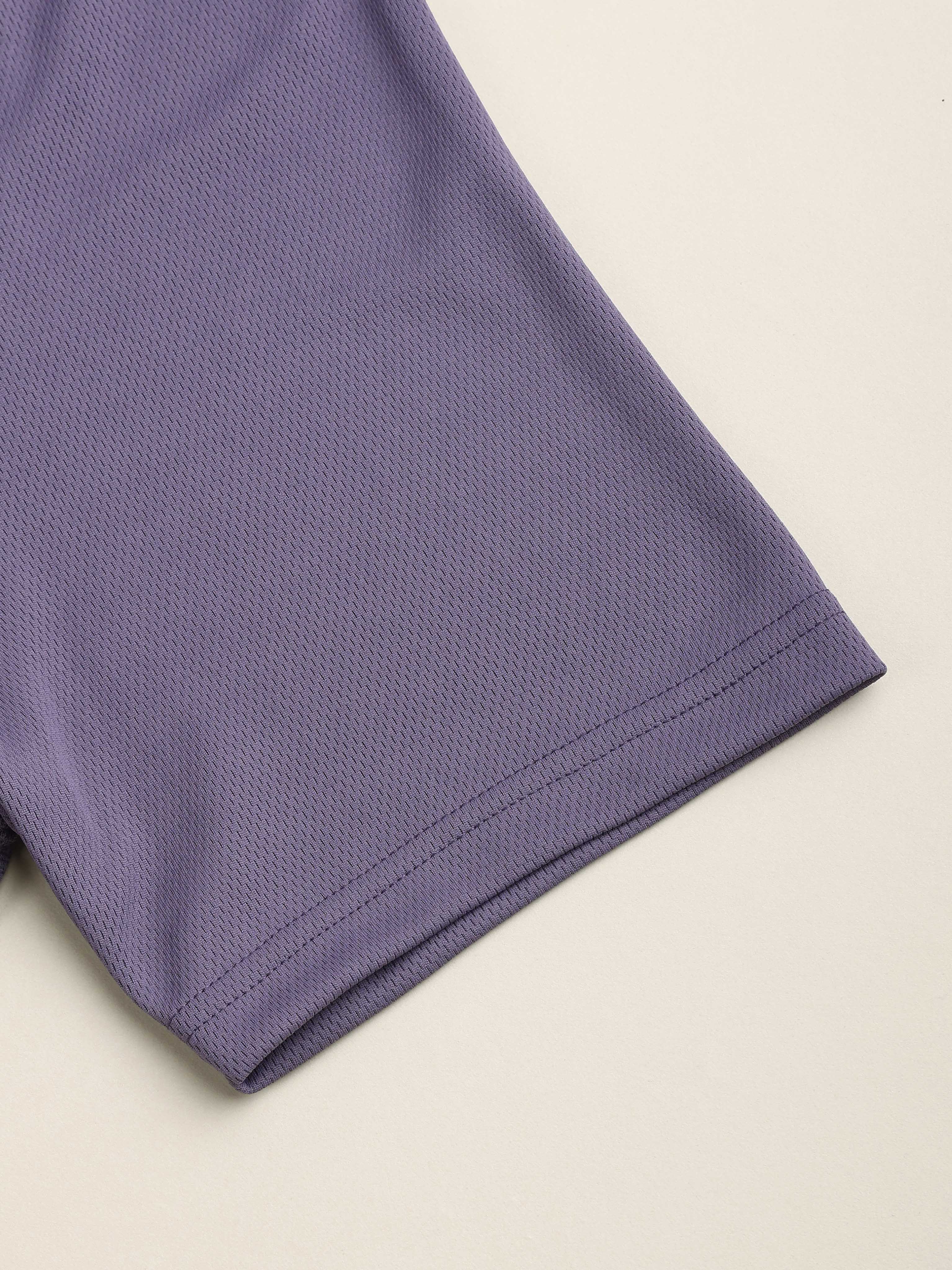 Men Solid Slim Fit Crew Neck T-shirt with DOUBLE COOL - Image 3