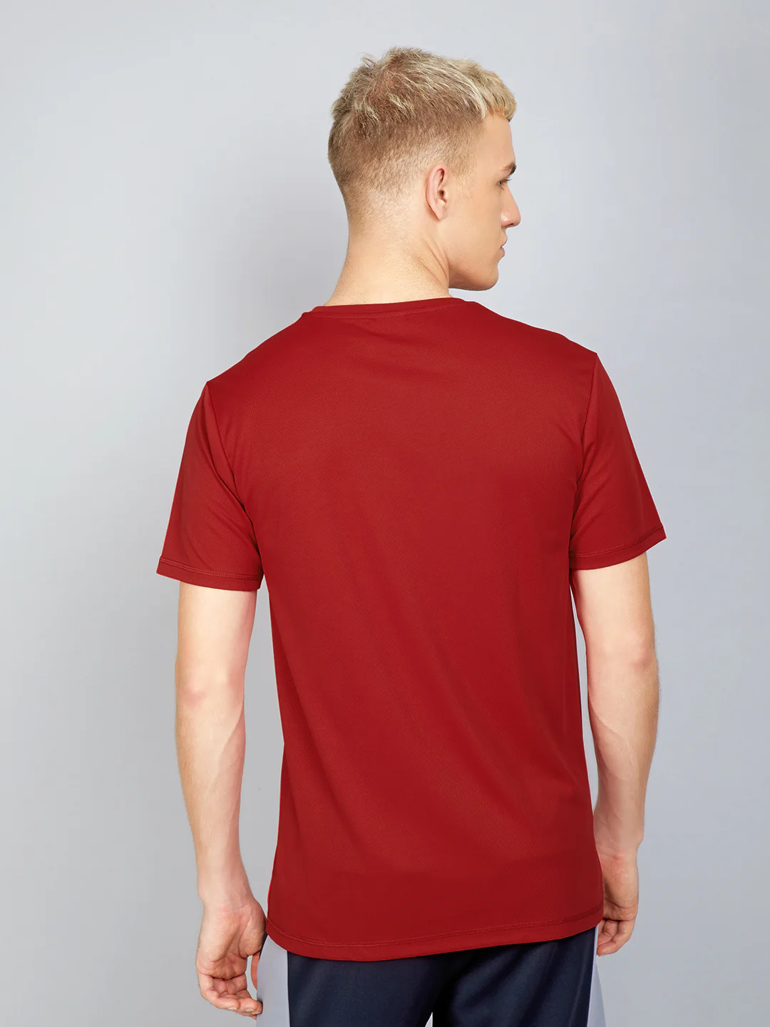 Men Solid Slim Fit Crew Neck T-shirt with TECHNO COOL+ (Pack of 2) - Image 3