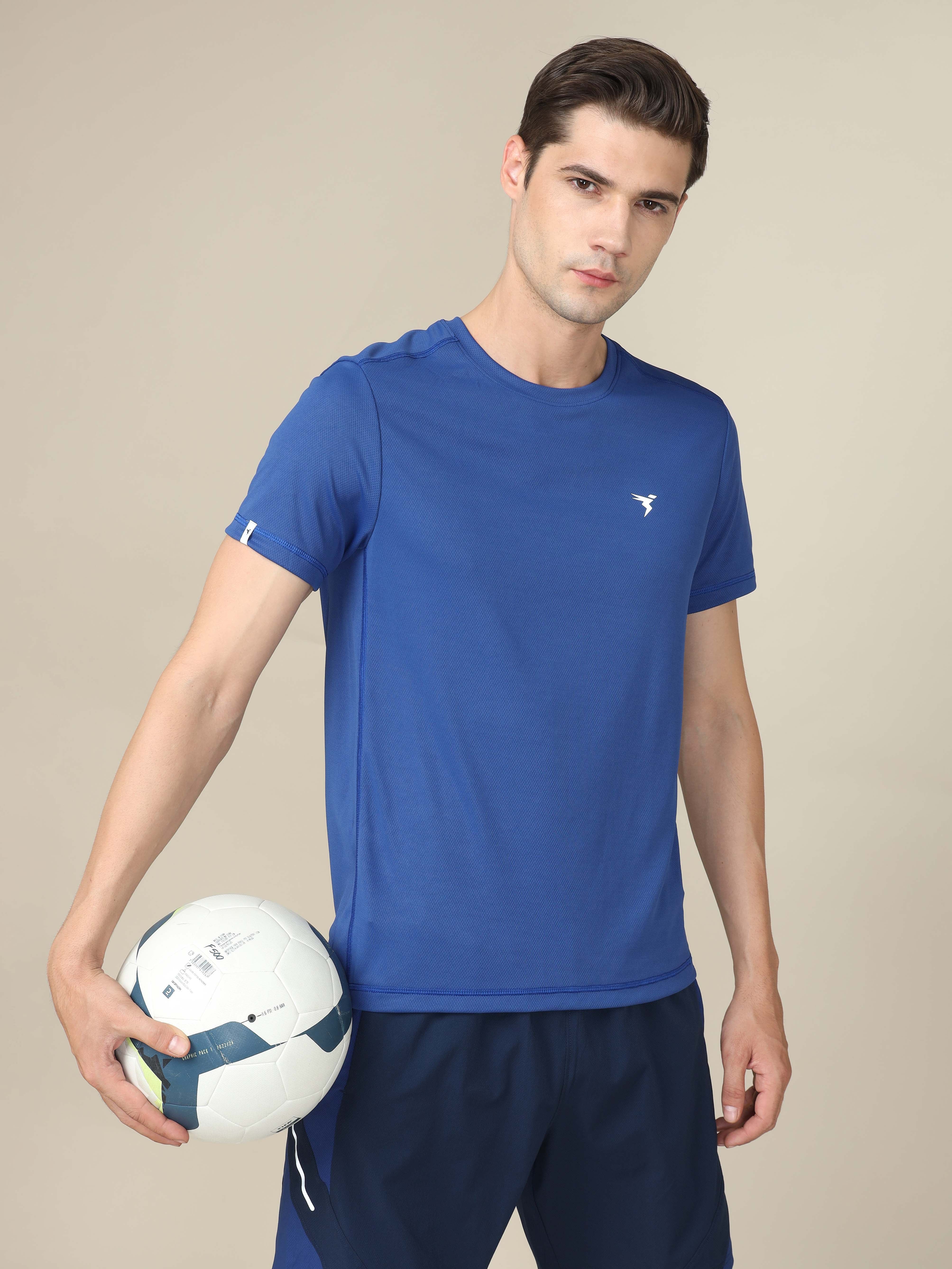 Men Solid Slim Fit Crew Neck T-shirt with TECHNO COOL+ (pack of 2) - Image 2