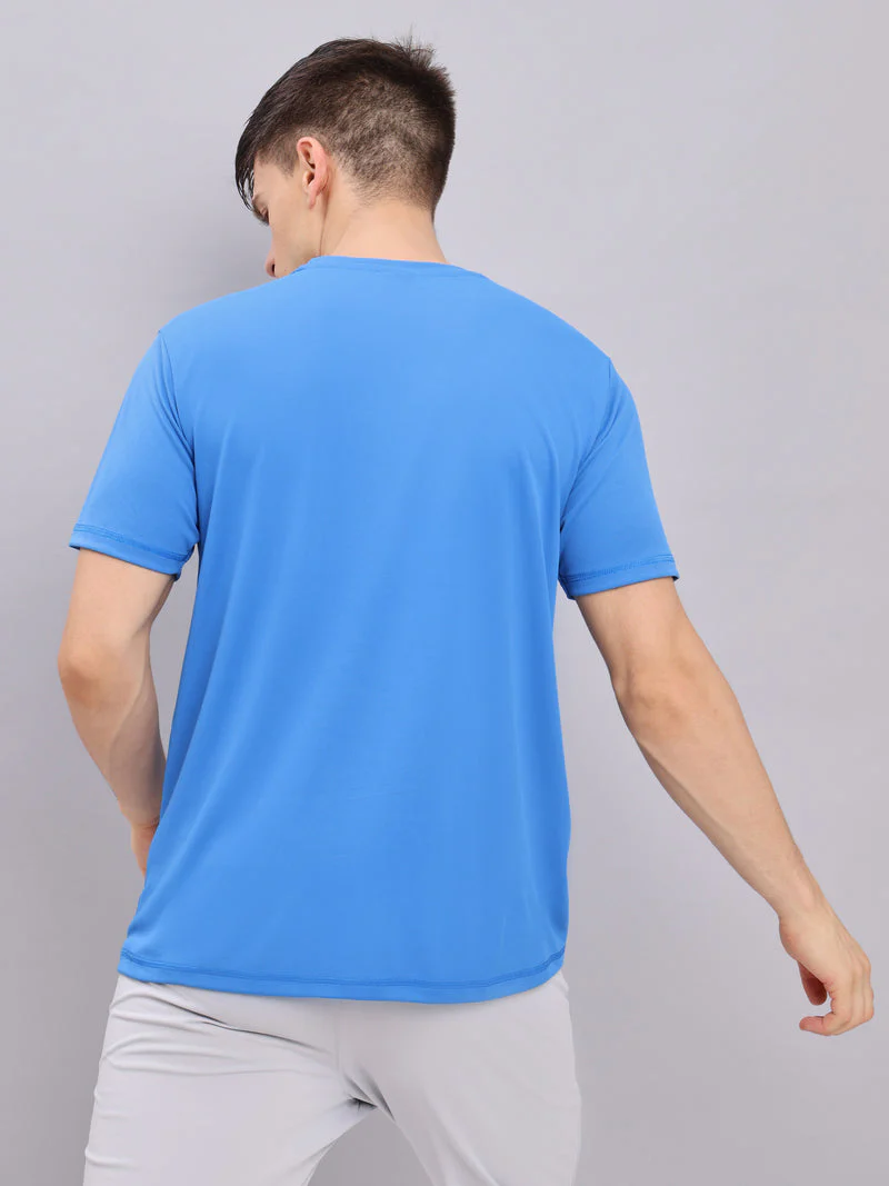 Men Solid Slim Fit Crew Neck T-shirt with TECHNO COOL+ (pack of 2) - Image 4