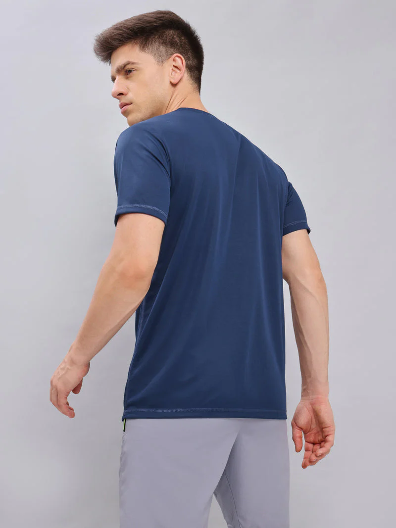 Men Solid Slim Fit Crew Neck T-shirt with TECHNO COOL+ (pack of 2) - Image 4