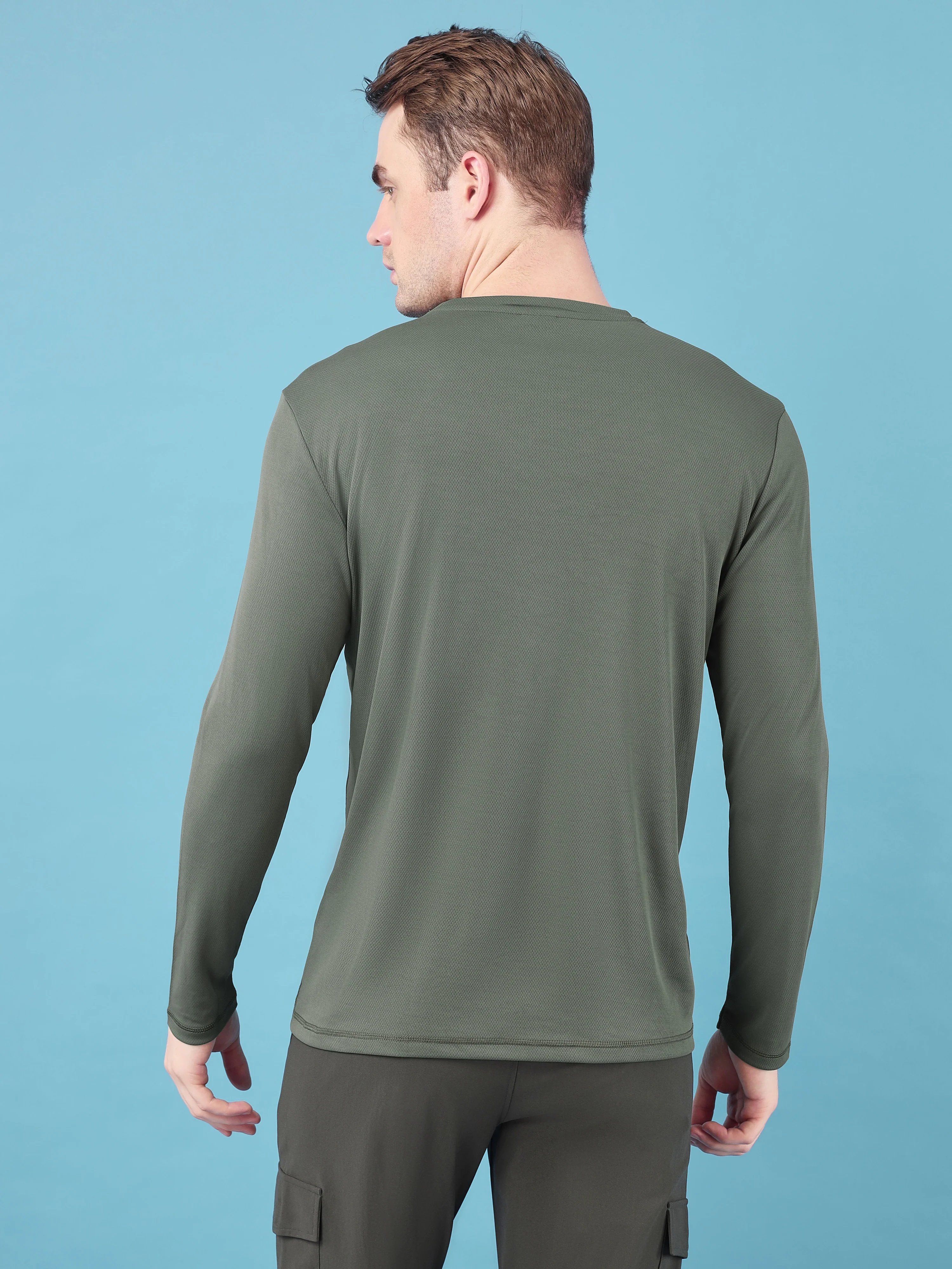 Men Solid Slim Fit Crew Neck T-shirt with TECHNO COOL+ (Pack of 2) - Image 3