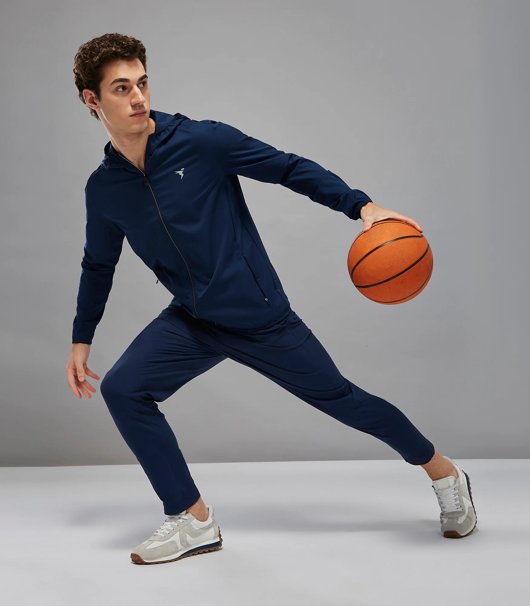 Men Solid Slim Fit Hooded Jacket with TS FLEXI - Image 5