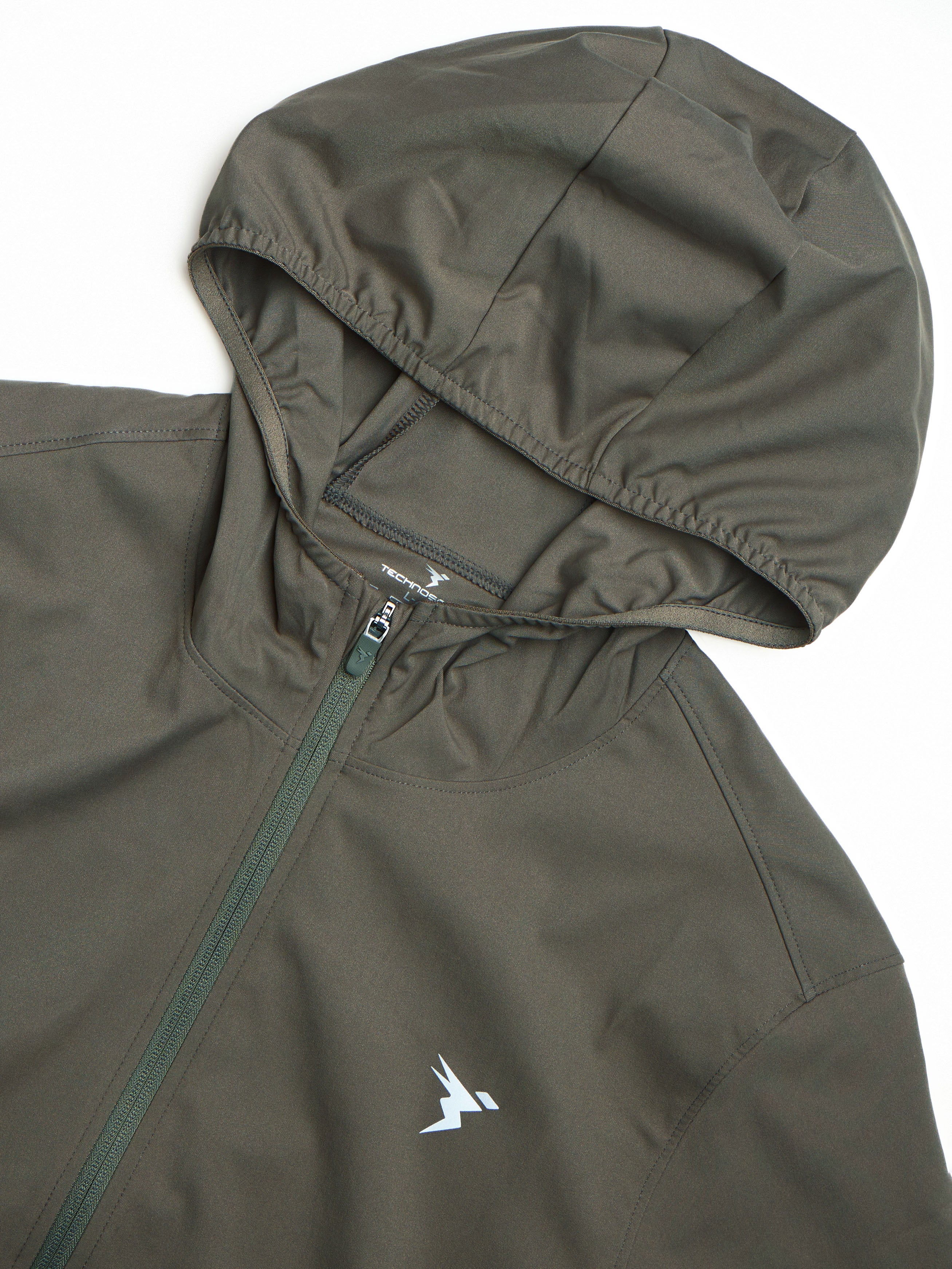Men Solid Slim Fit Hooded Jacket with TS FLEXI - Image 6