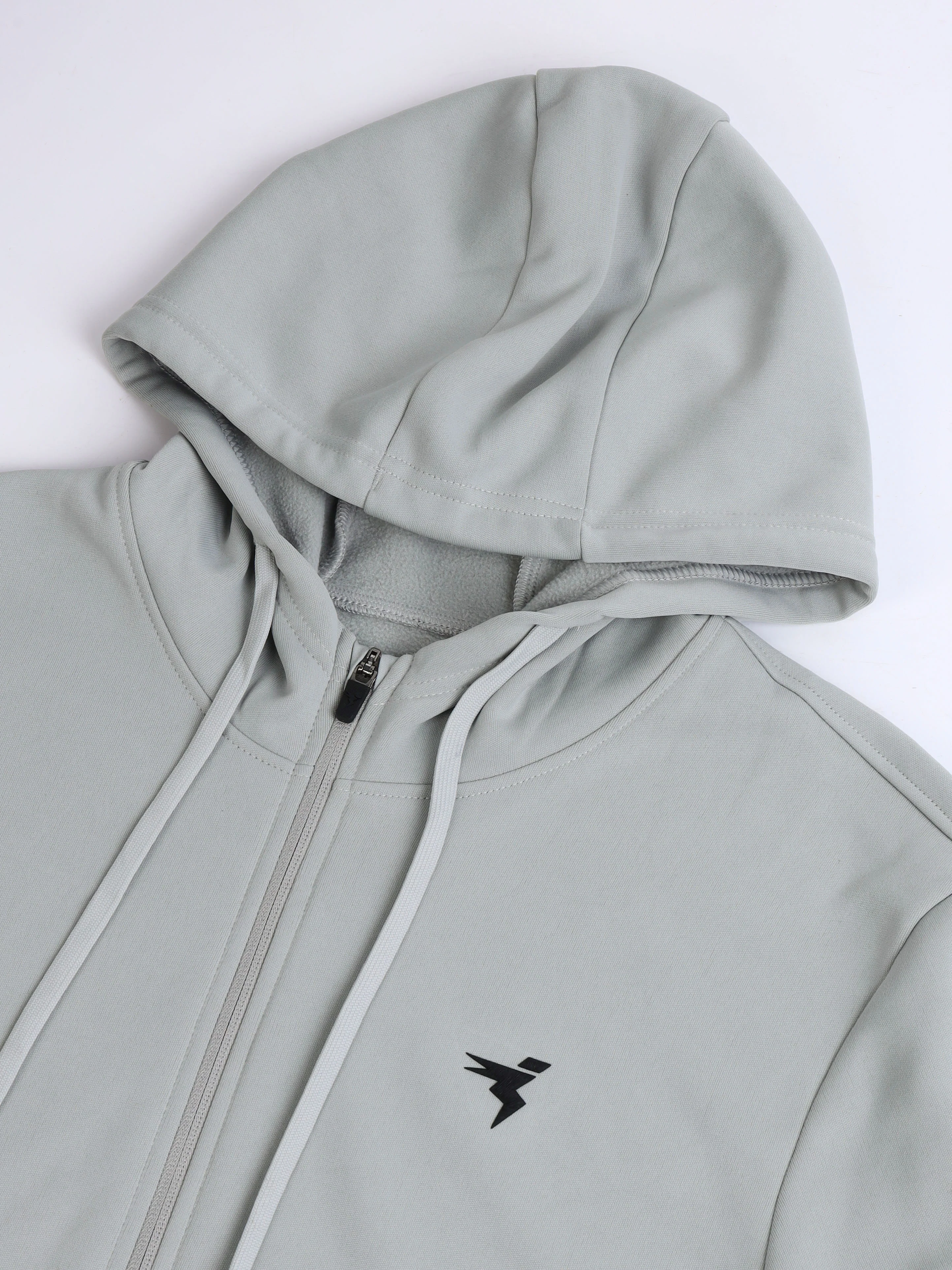 Men Solid Slim Fit Hooded Jacket with TECHNOWARM+ - Image 7