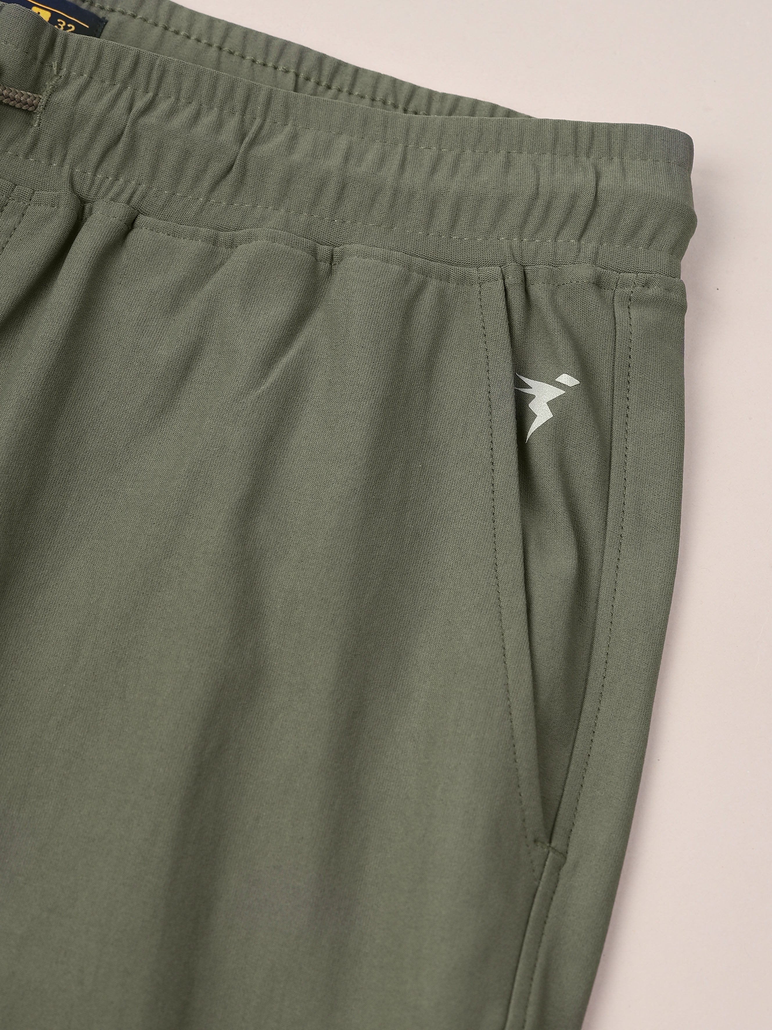 Men Solid Slim Fit Joggers with ELASTOPLUS - Image 8