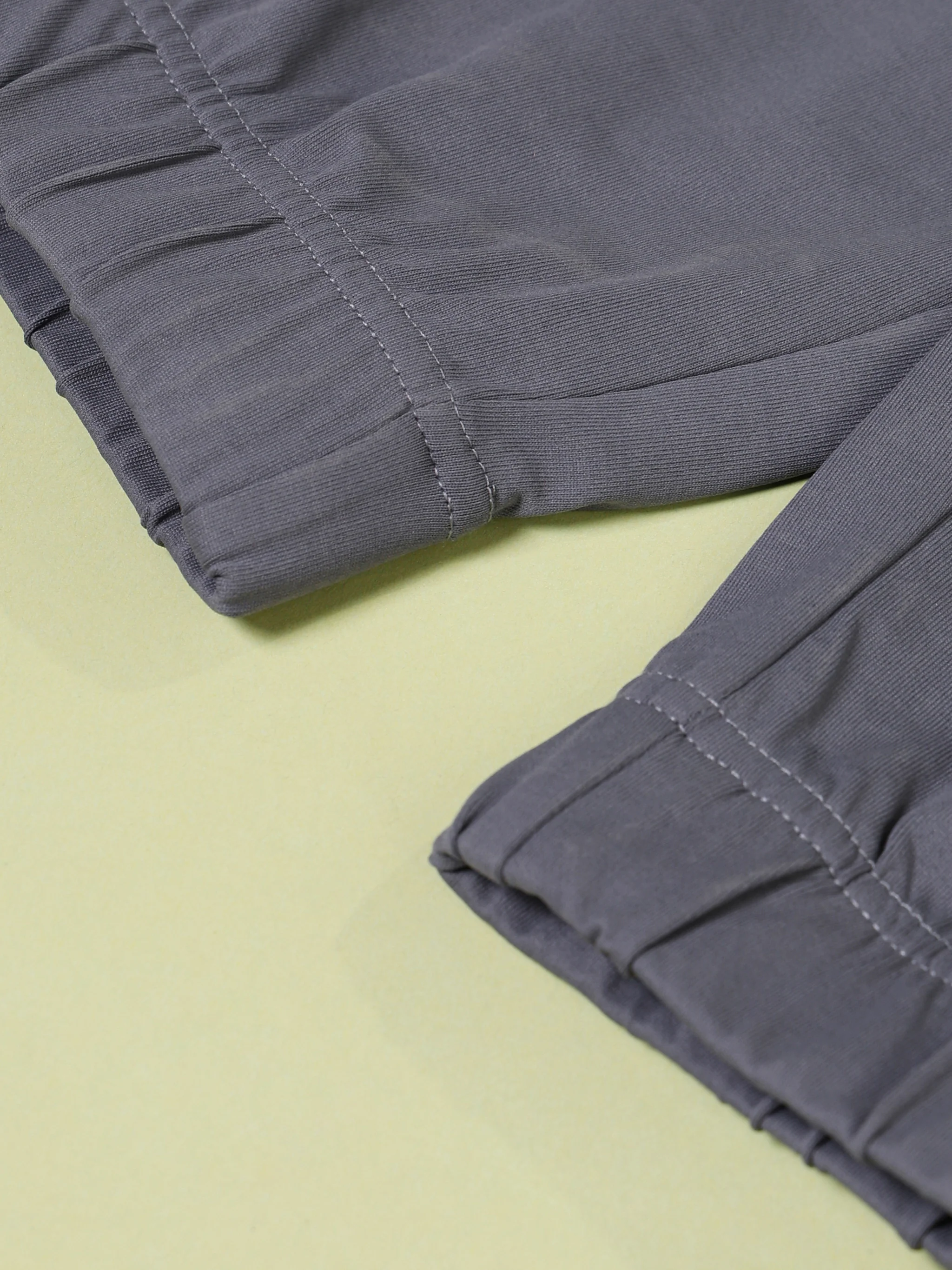Men Solid Slim Fit Joggers with ELASTOPLUS - Image 10