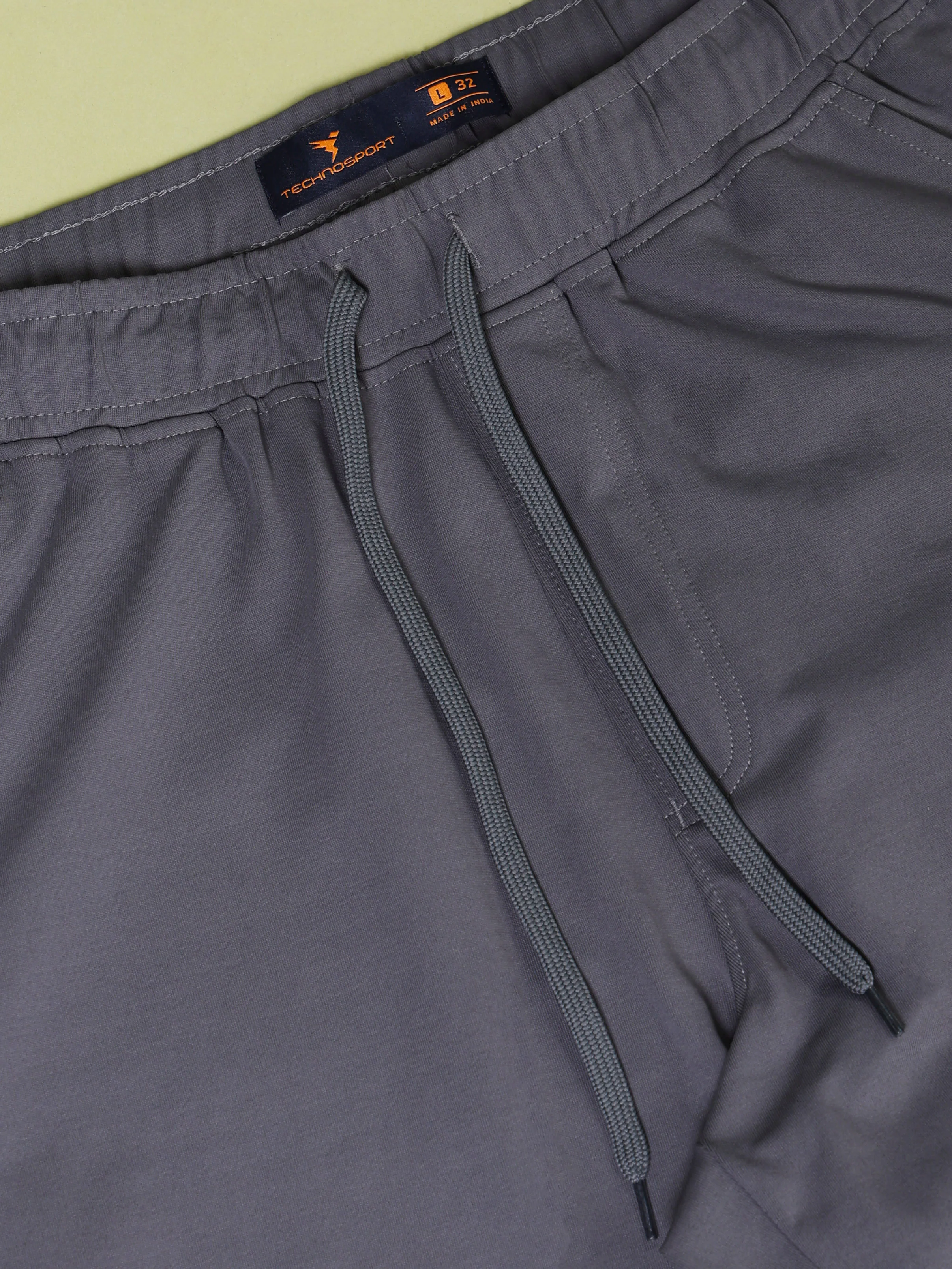 Men Solid Slim Fit Joggers with ELASTOPLUS - Image 8
