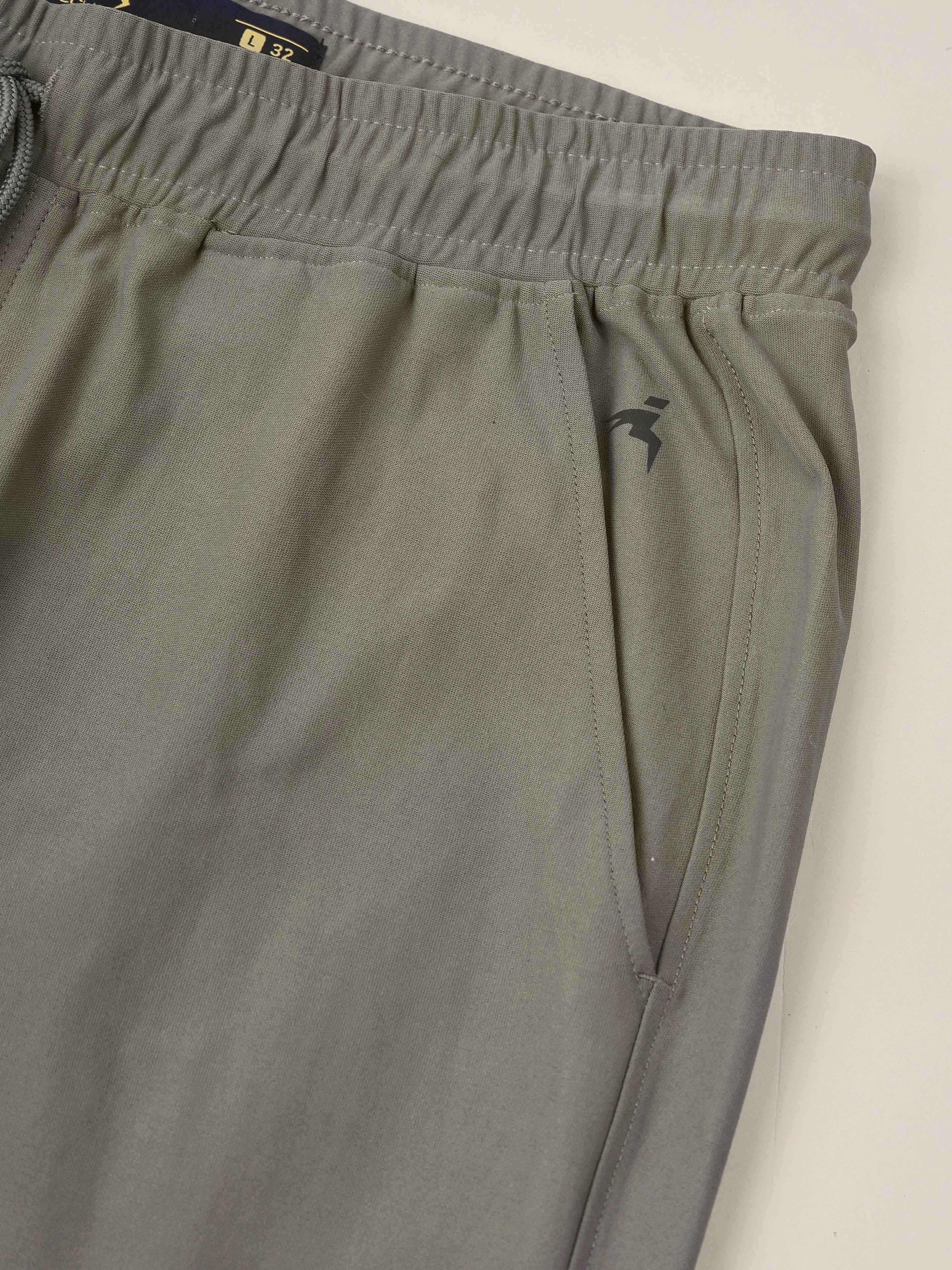 Men Solid Slim Fit Joggers with ELASTOPLUS - Image 8