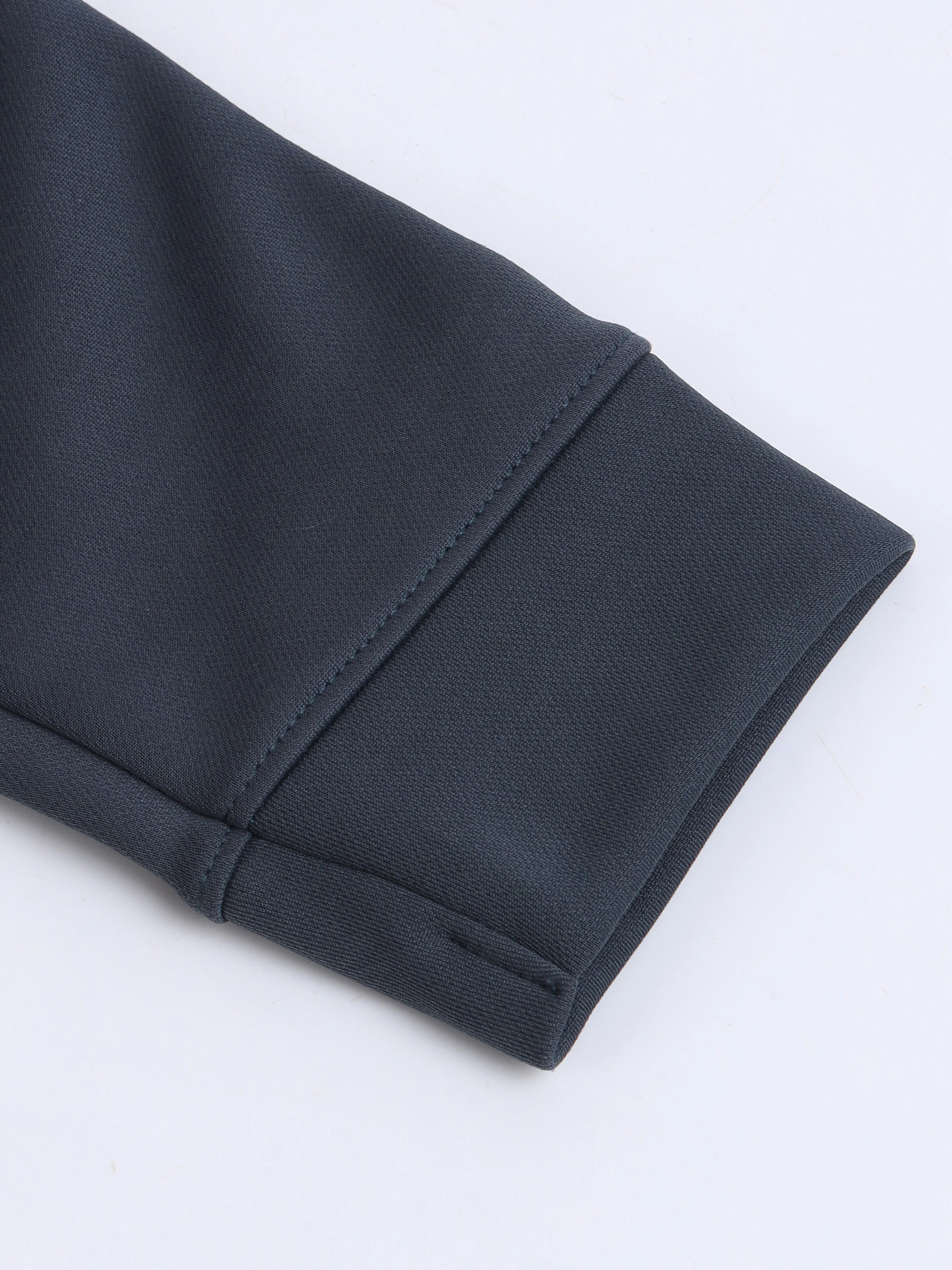 Men Solid Slim Fit Mock Neck Sweatshirt with ELASTO PLUS - Image 8