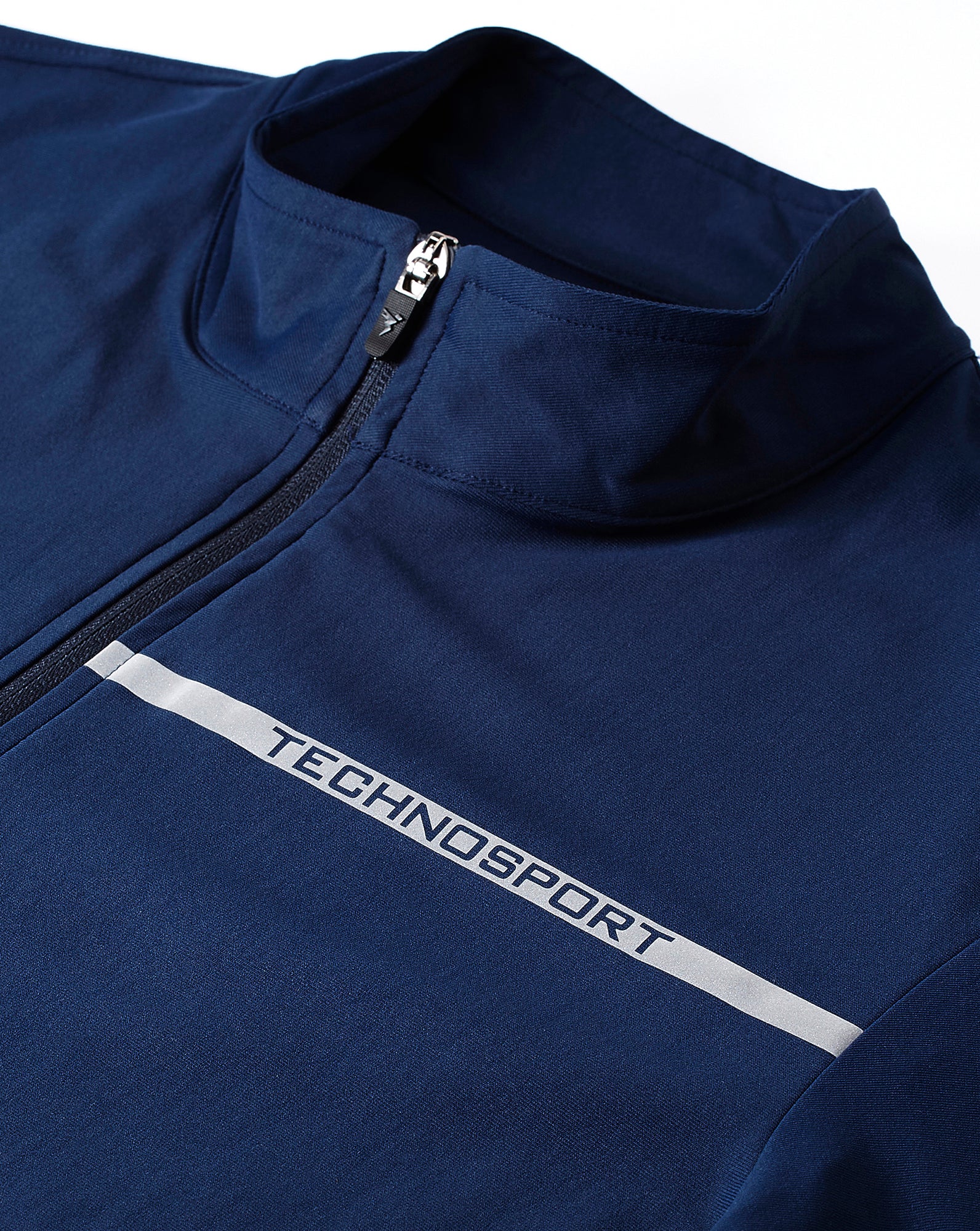 Men Solid Slim Fit Mock Tracksuits with DURACOOL+ - Image 7